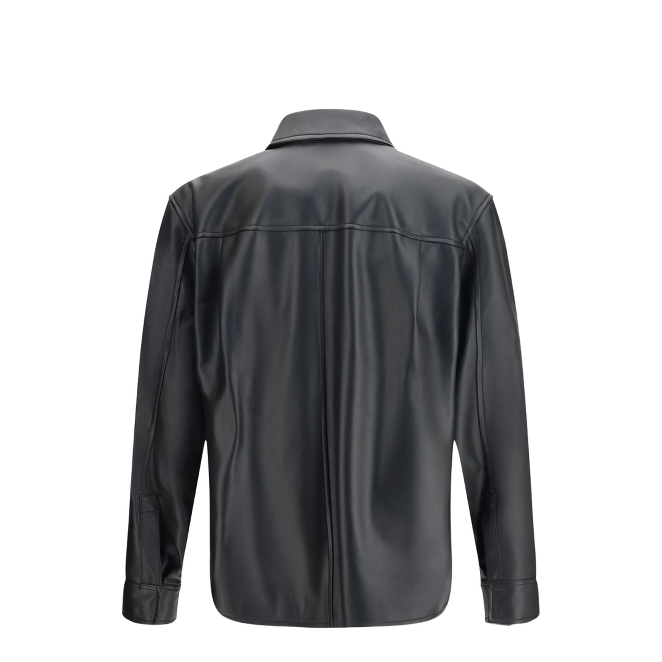 Lightweight Lambskin Shirt Jacket - Image 2