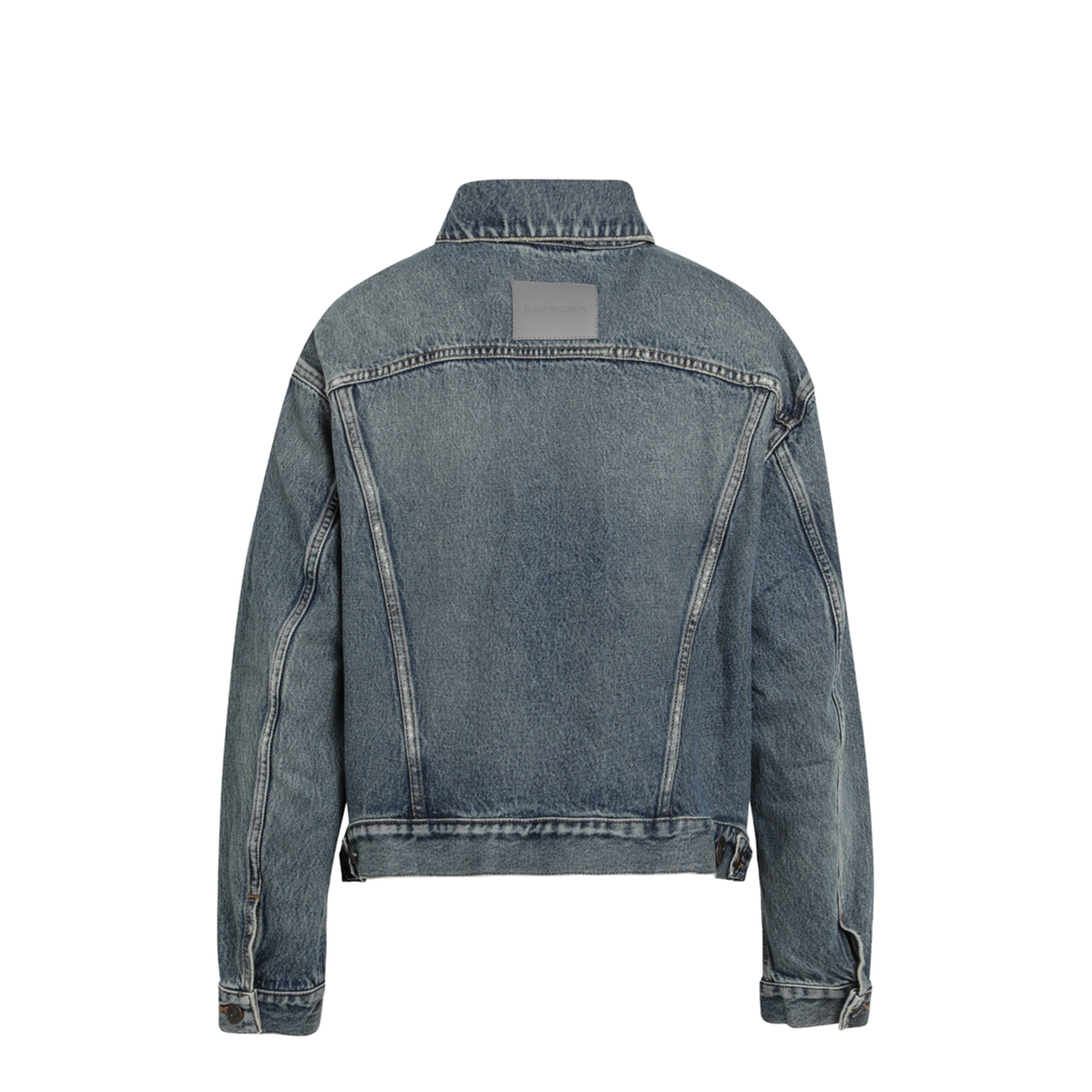 Kick Cotton Denim Jacket in Dirty Vintage Blue - Image 2