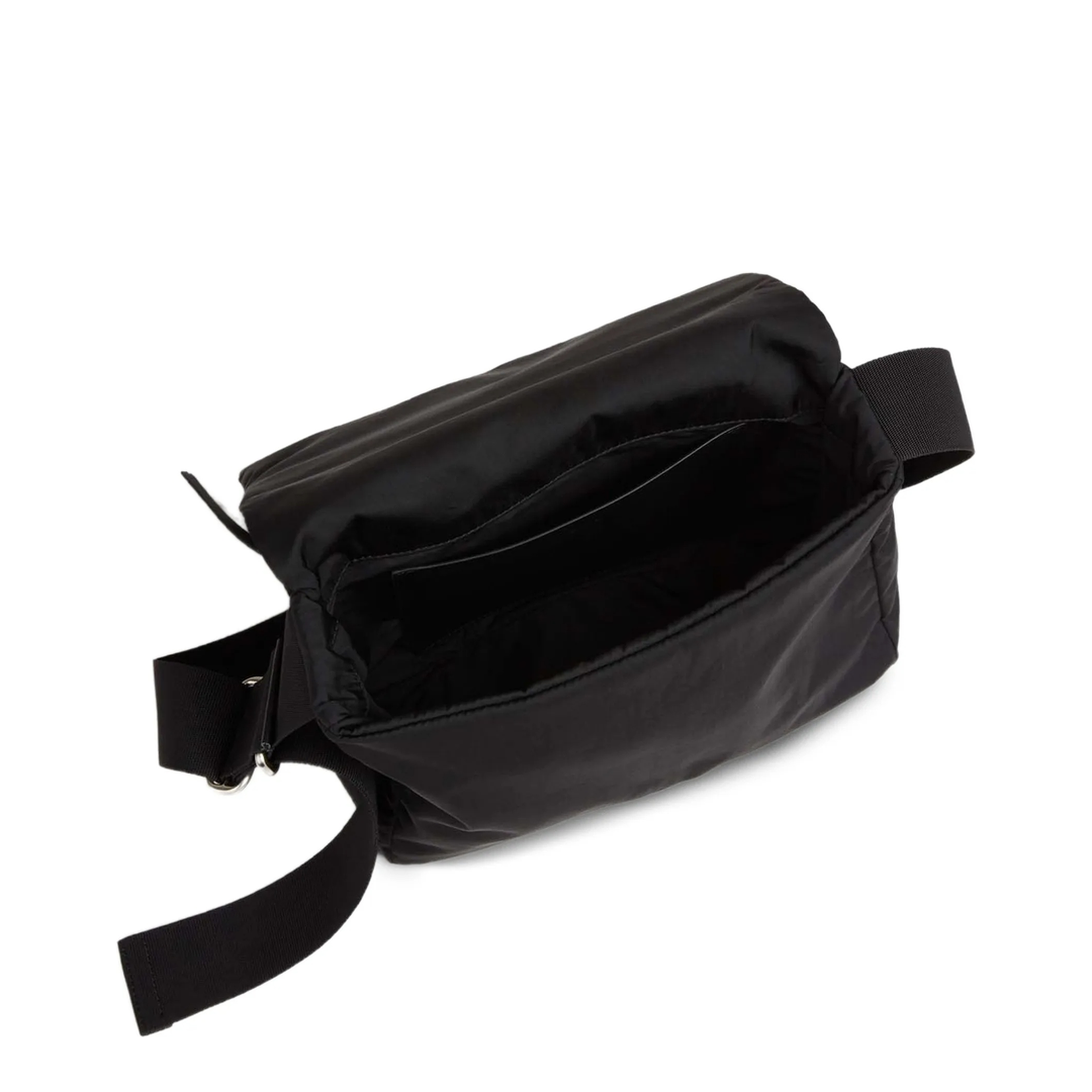 Logo Leather Shoulder Bag - Black - Image 5