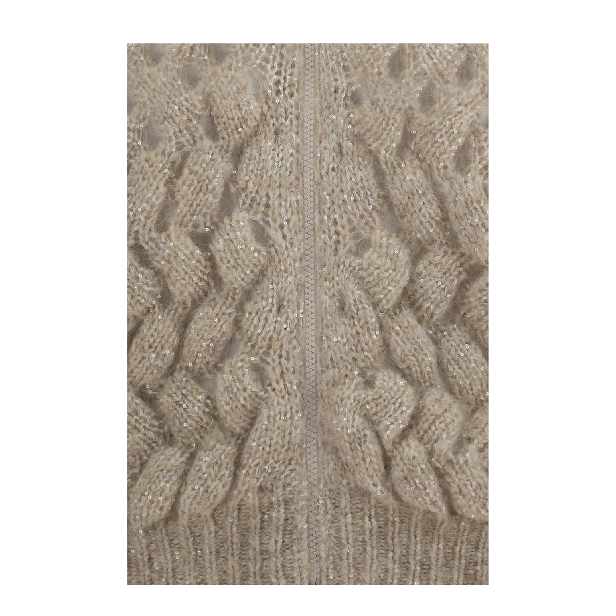 Mohair and Wool Blend Cardigan - Image 3