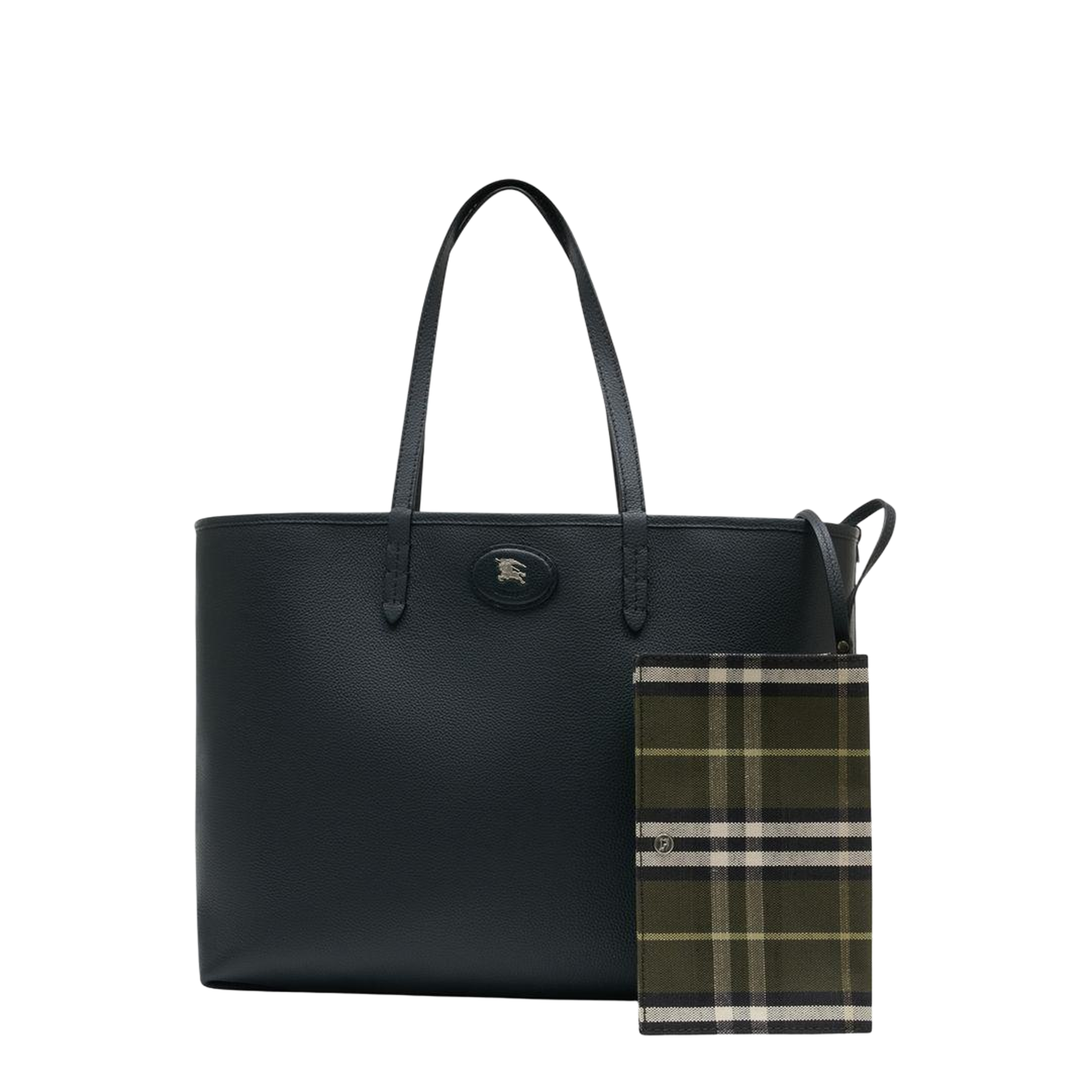 Bloomsbury Medium Calfskin Tote - Thicket/Slate - Image 3