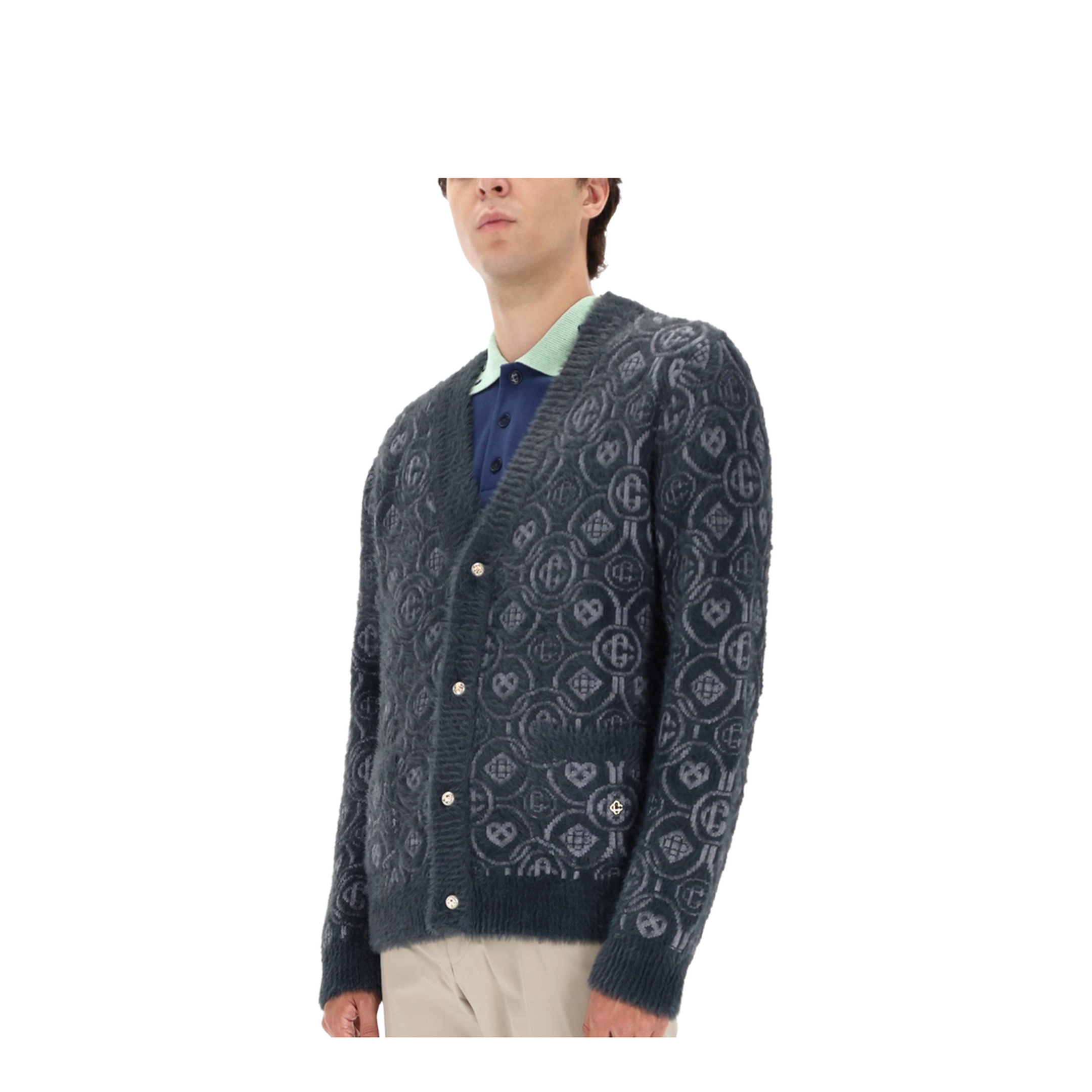 Monogram Fluffy Cardigan - Image 4