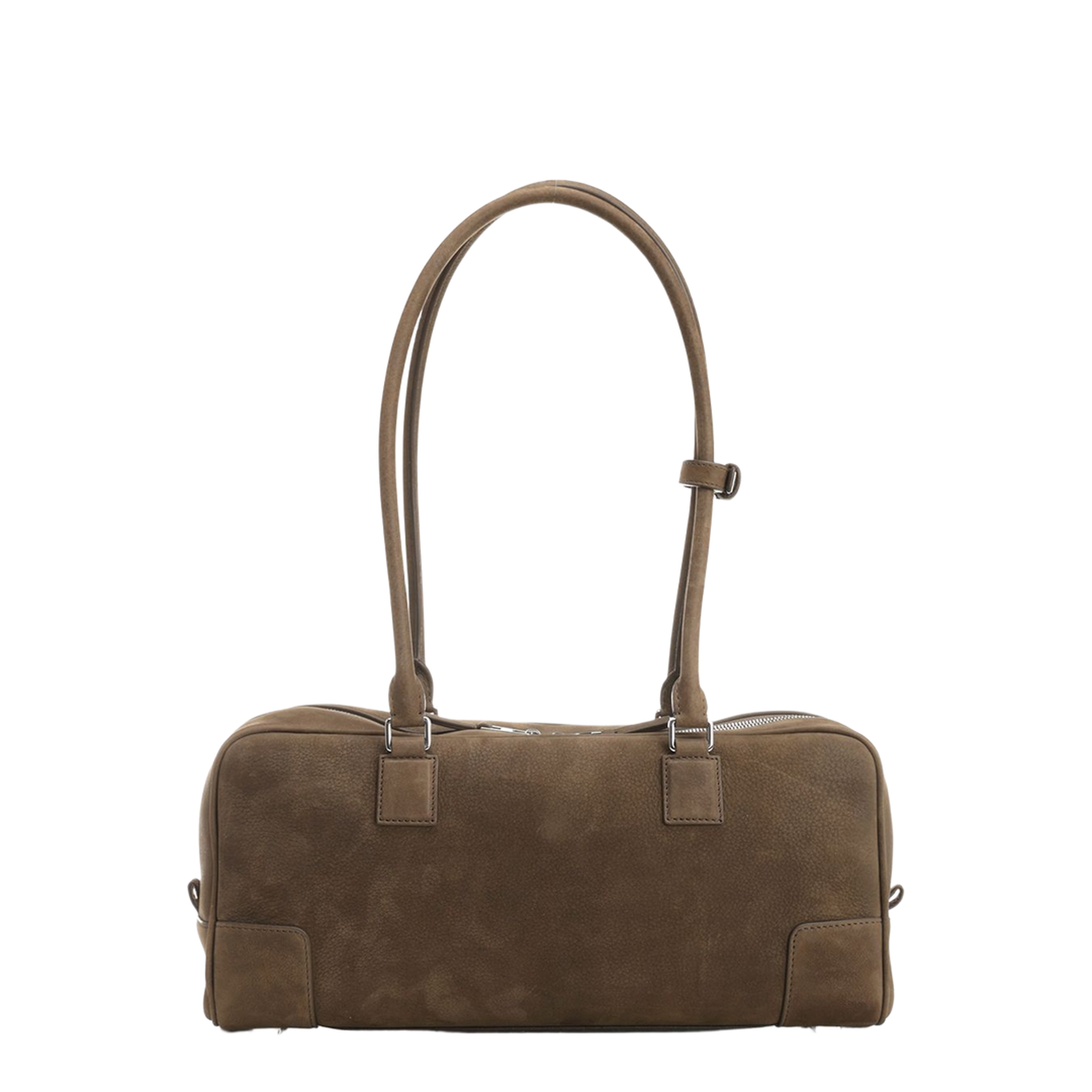 Amazona 31 Cropped Bag in Garnet Nubuck - Image 3