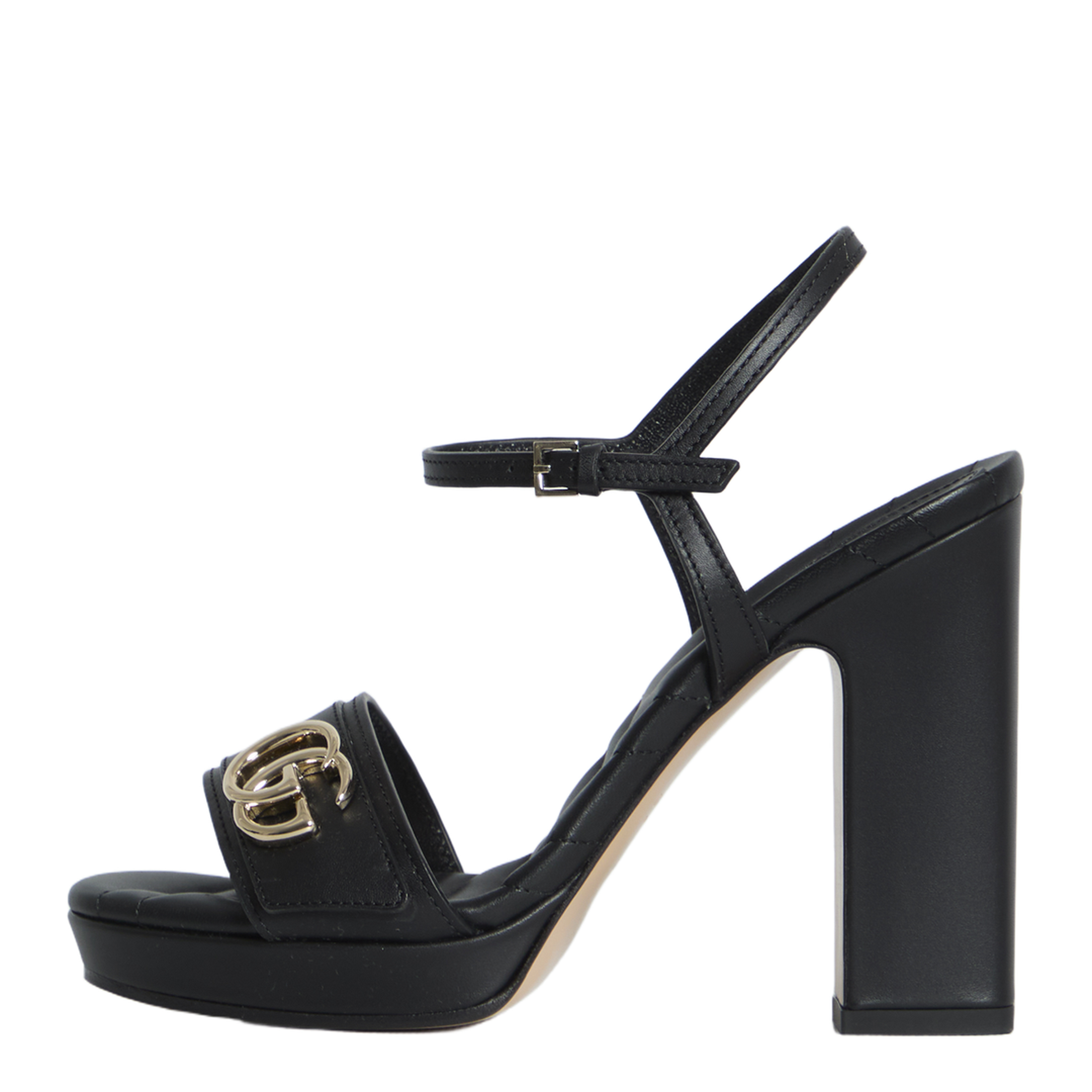Sandals With Platform And Double G - Image 4