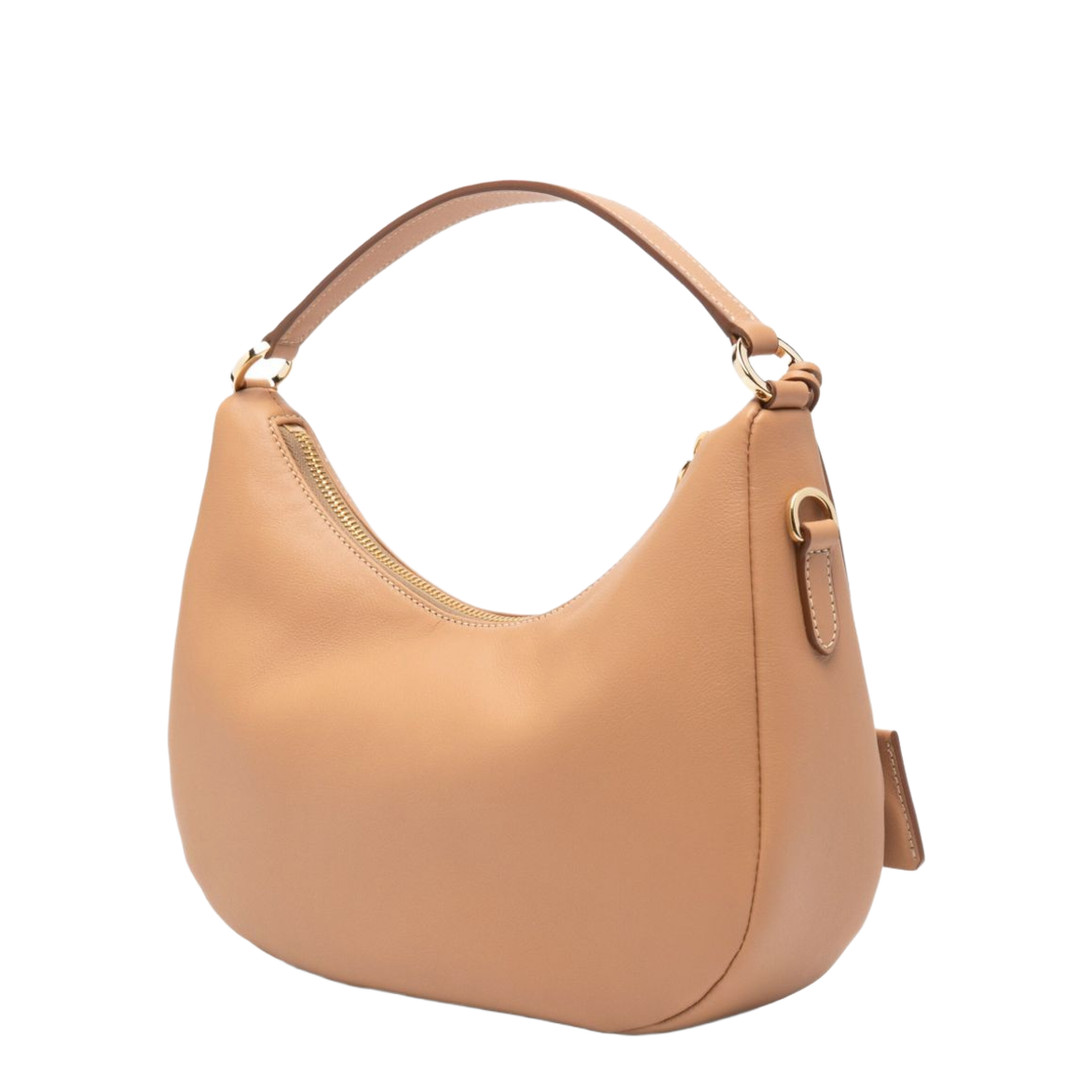 Medium Calfskin Hobo Bag - Naturale - Image 4
