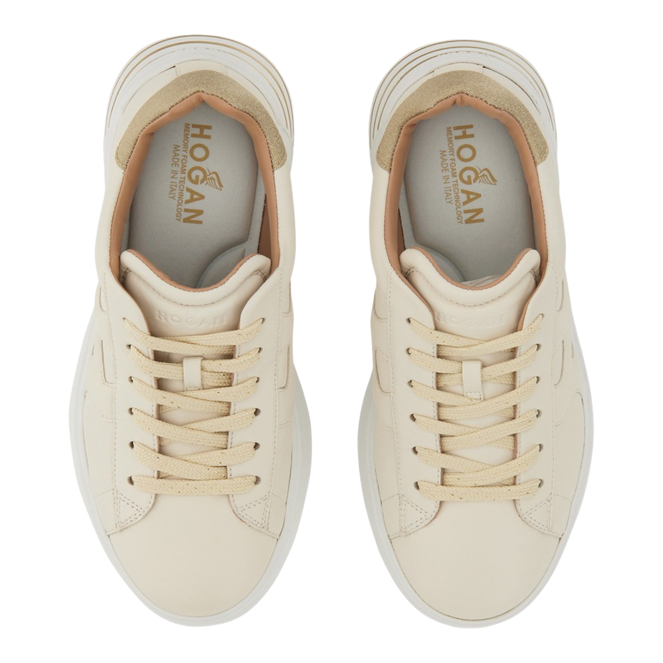 Glitter-Detail Leather Sneakers - Image 11