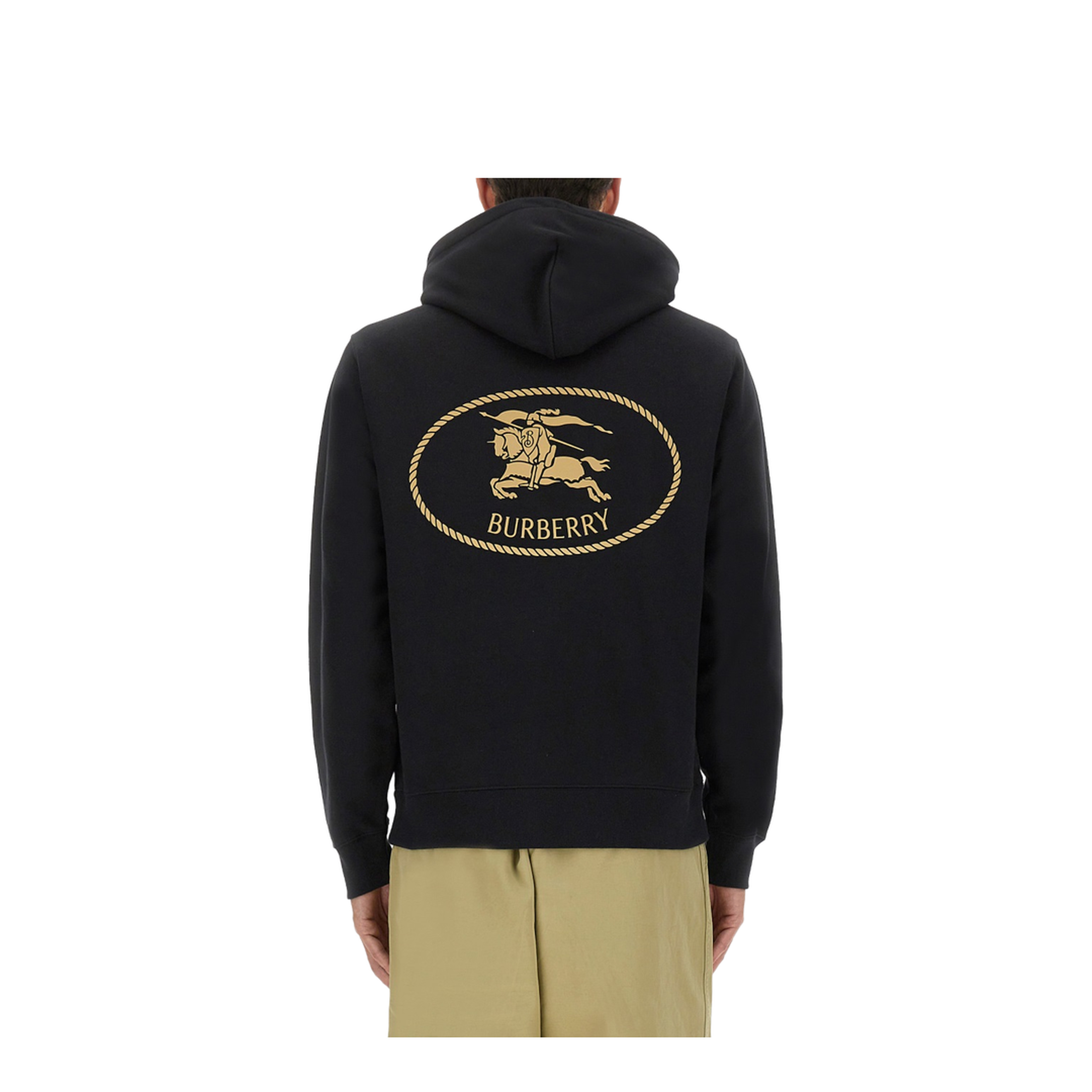 Logo Embroidered Drawstring Hoodie - Image 3