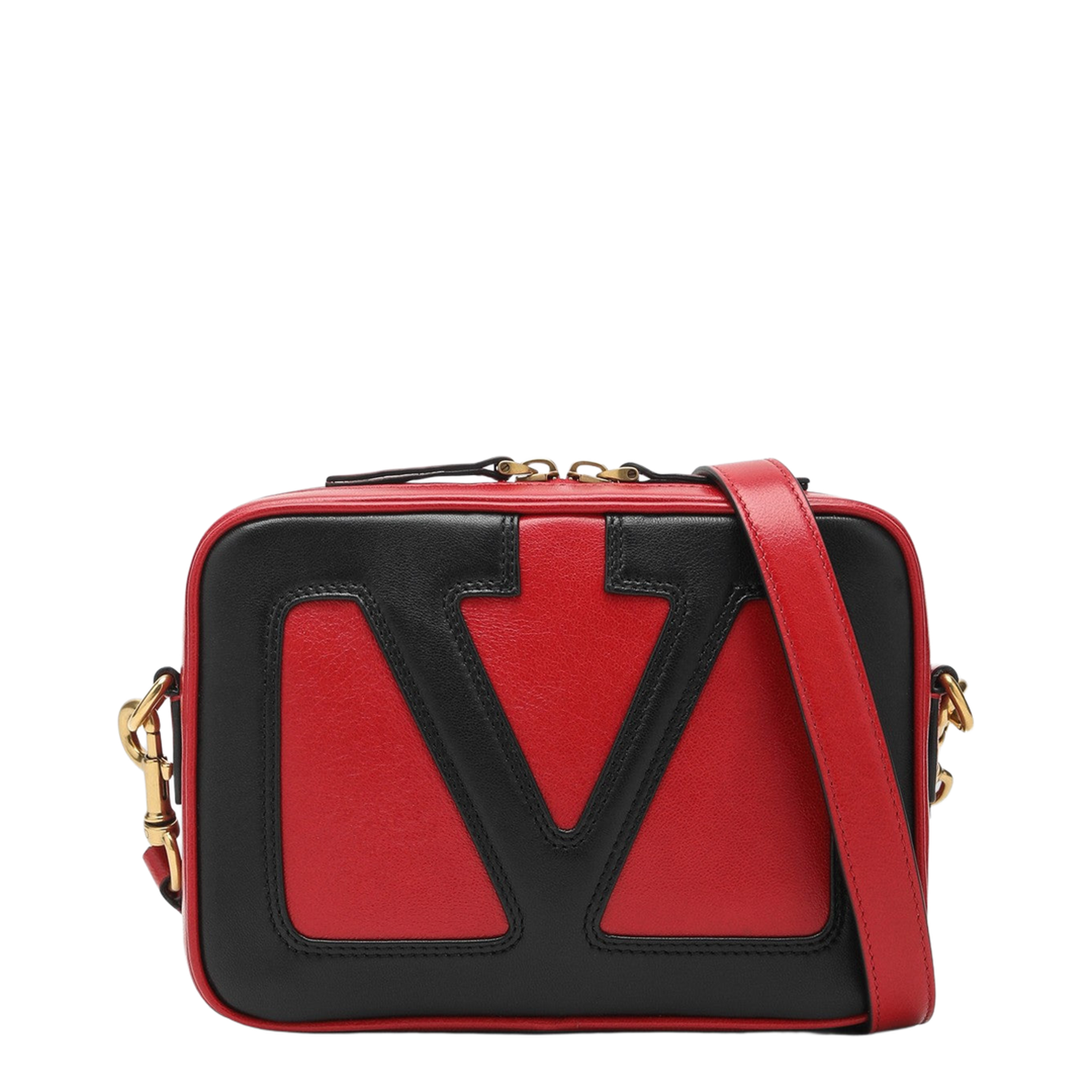 Viva Superstar Leather Crossbody - Red - Image 1