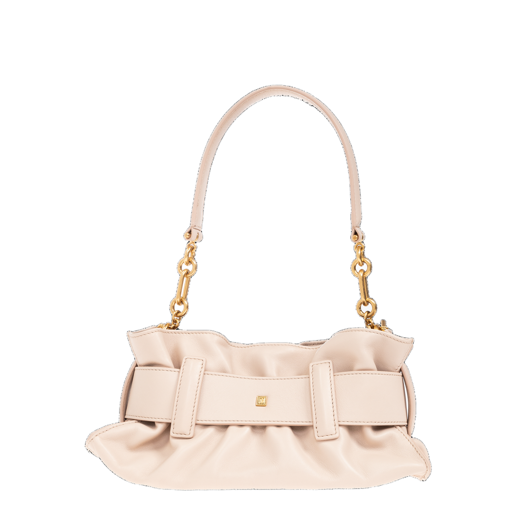 Anthem Calfskin Shoulder Bag - Beige - Image 4