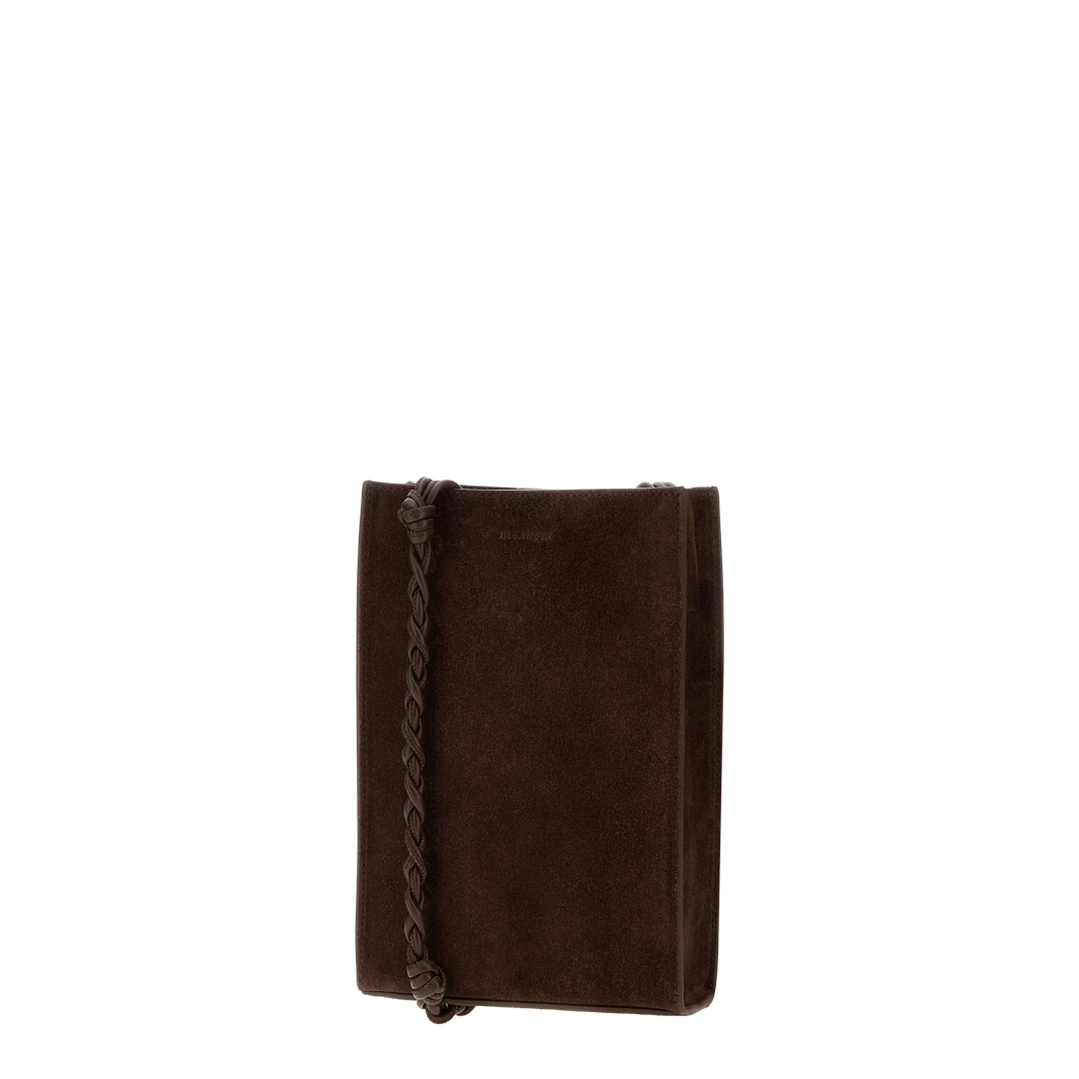 Brown Suede Small Tangle Shoulder Bag - Image 2