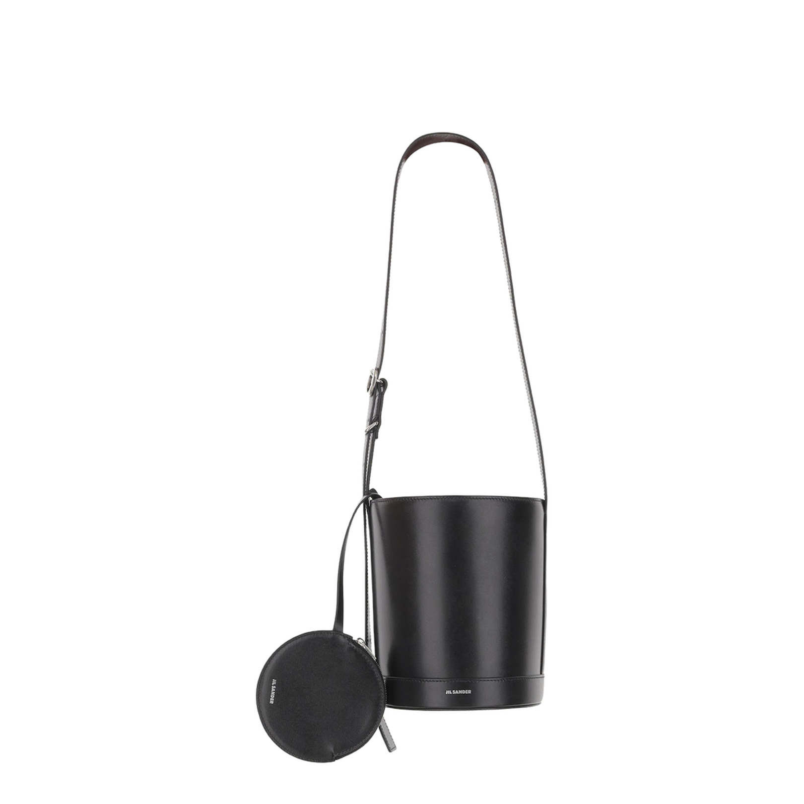 Cannolo Bucket Leather Shoulder Bag - Image 1