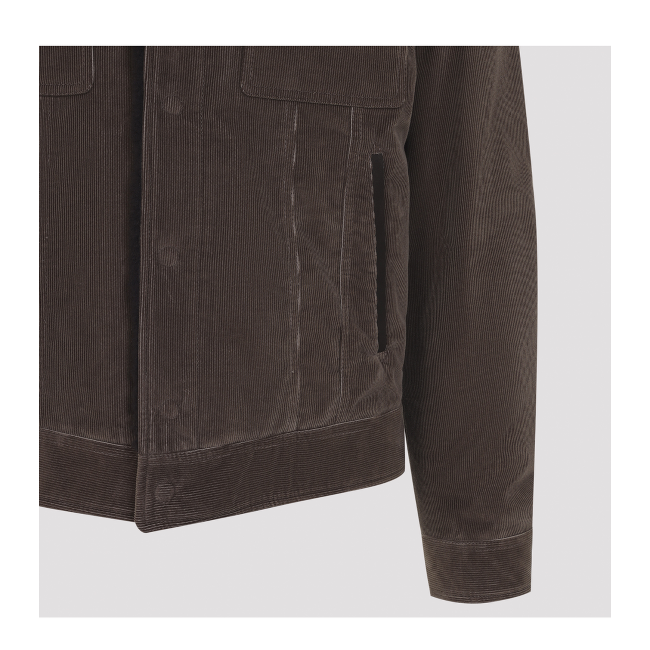 900 Wale Cord Sherling Collar Trucker - Image 5