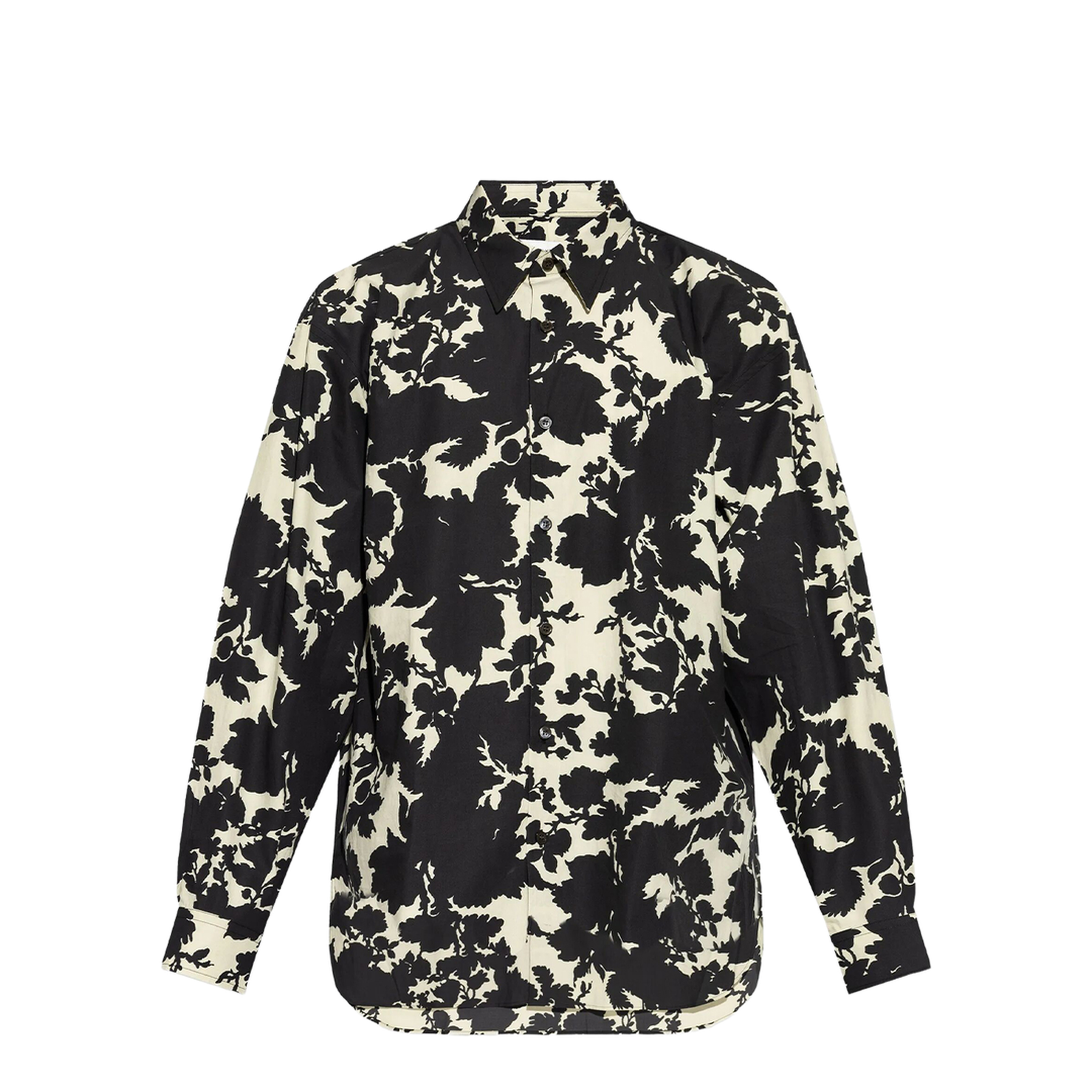 Croom Patterned Cotton Shirt - Image 1