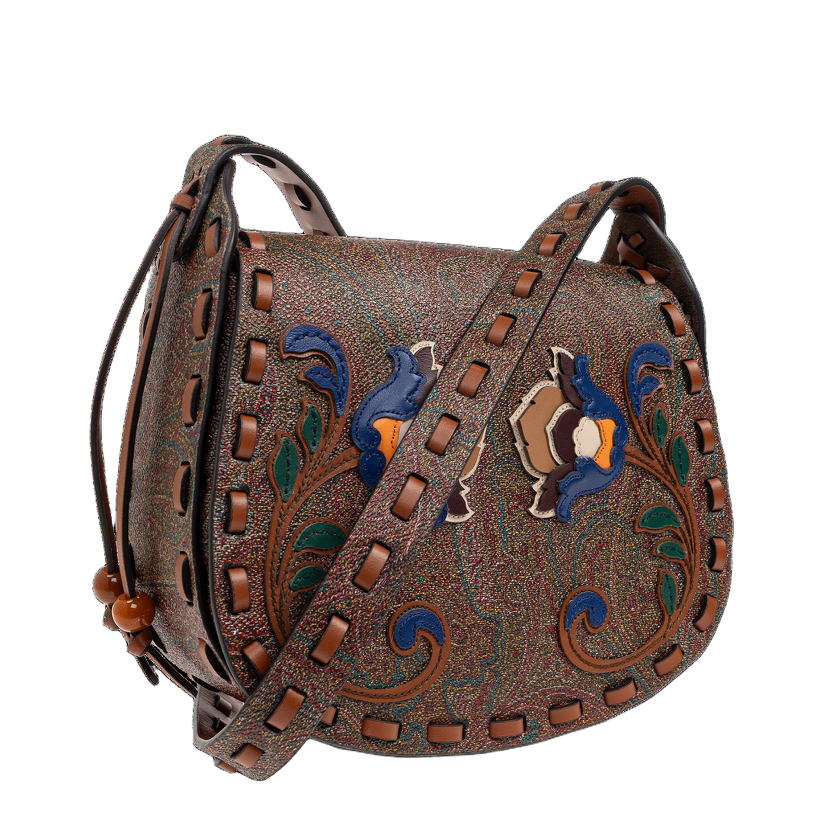 Drya Crossbody Bag with Floral Embroidery - Image 3