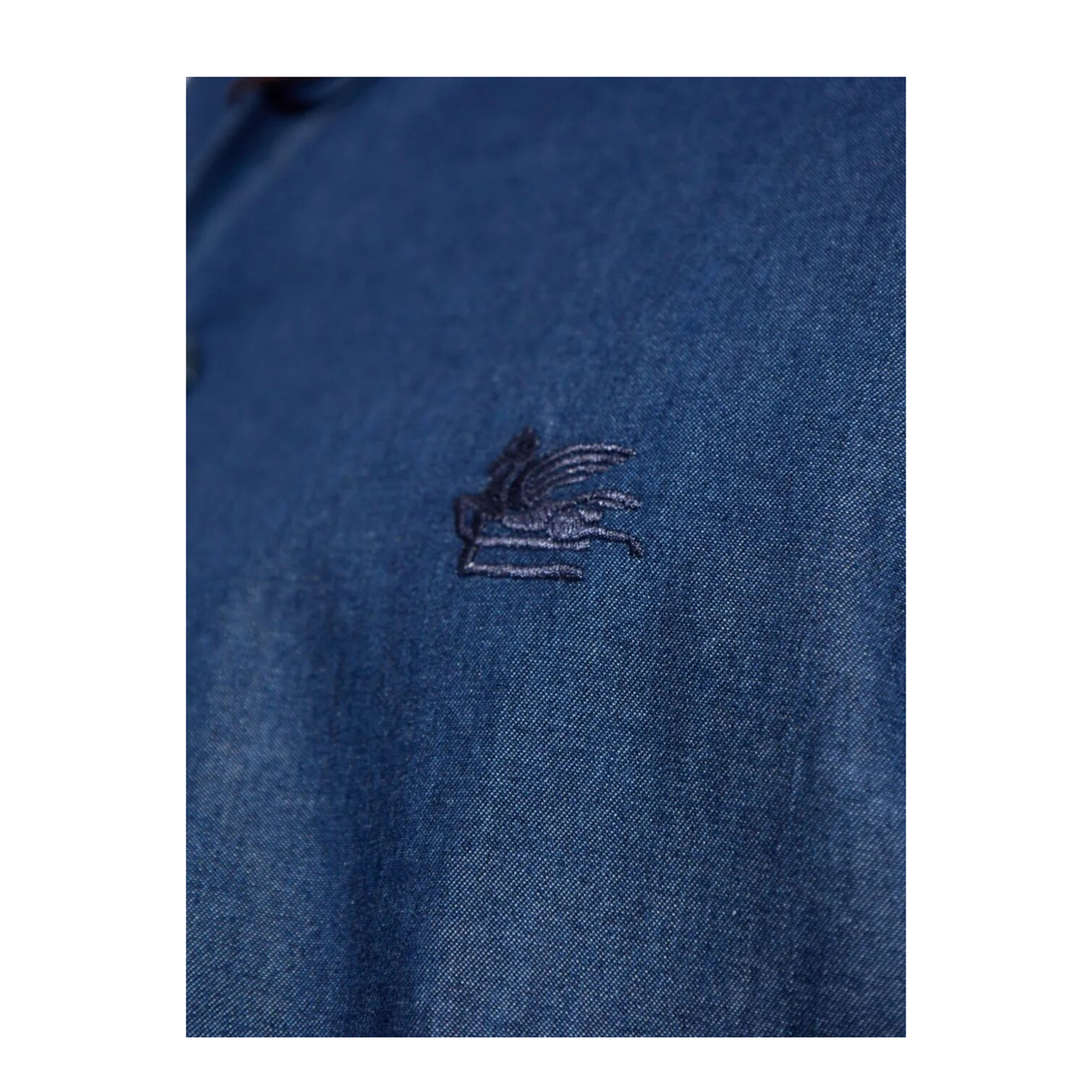 Embroidered Logo Cotton Shirt - Image 5