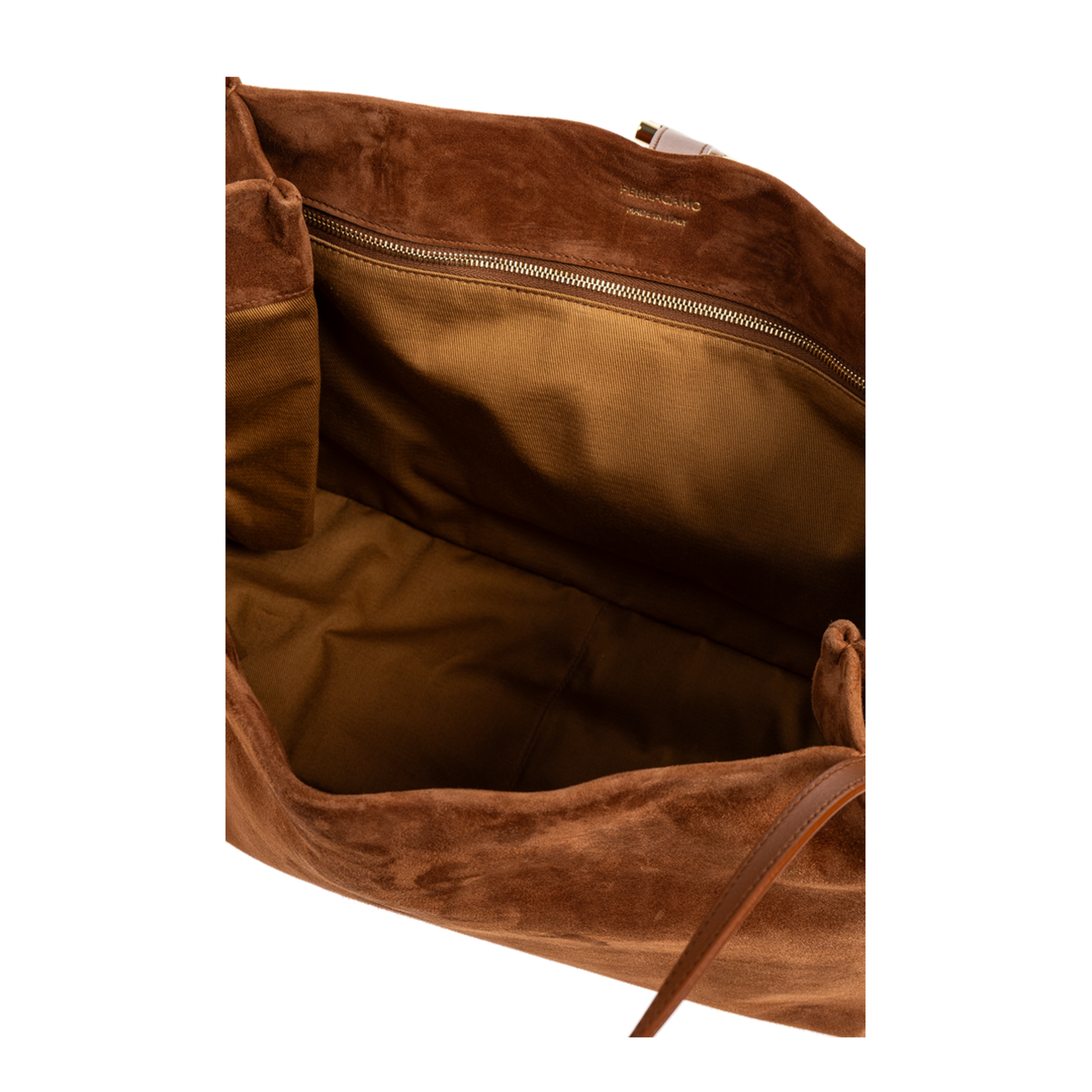 Tote M Medium Suede Tote Bag - Natural - Image 5