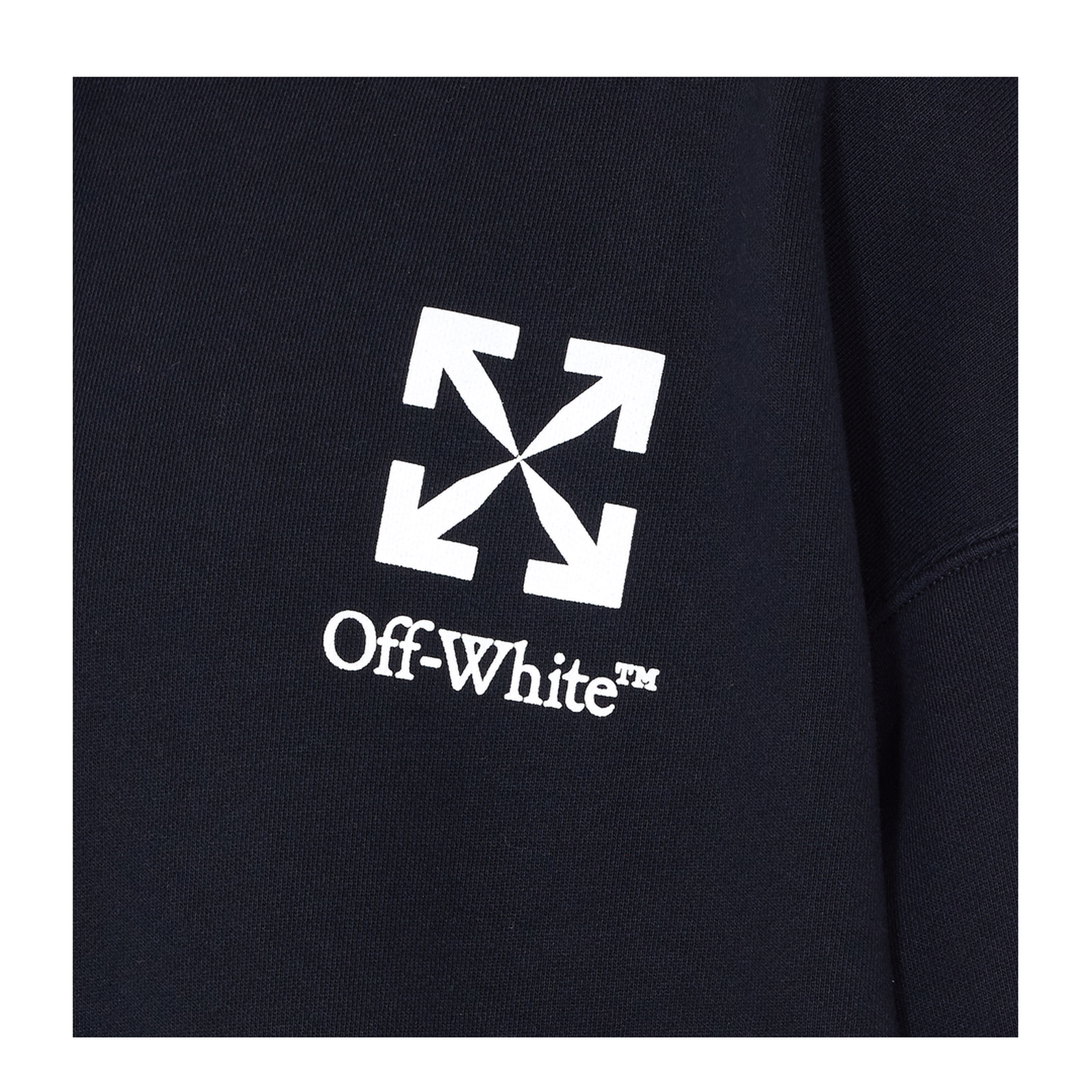 Men's Long-Sleeve Hoodie Black - Image 3