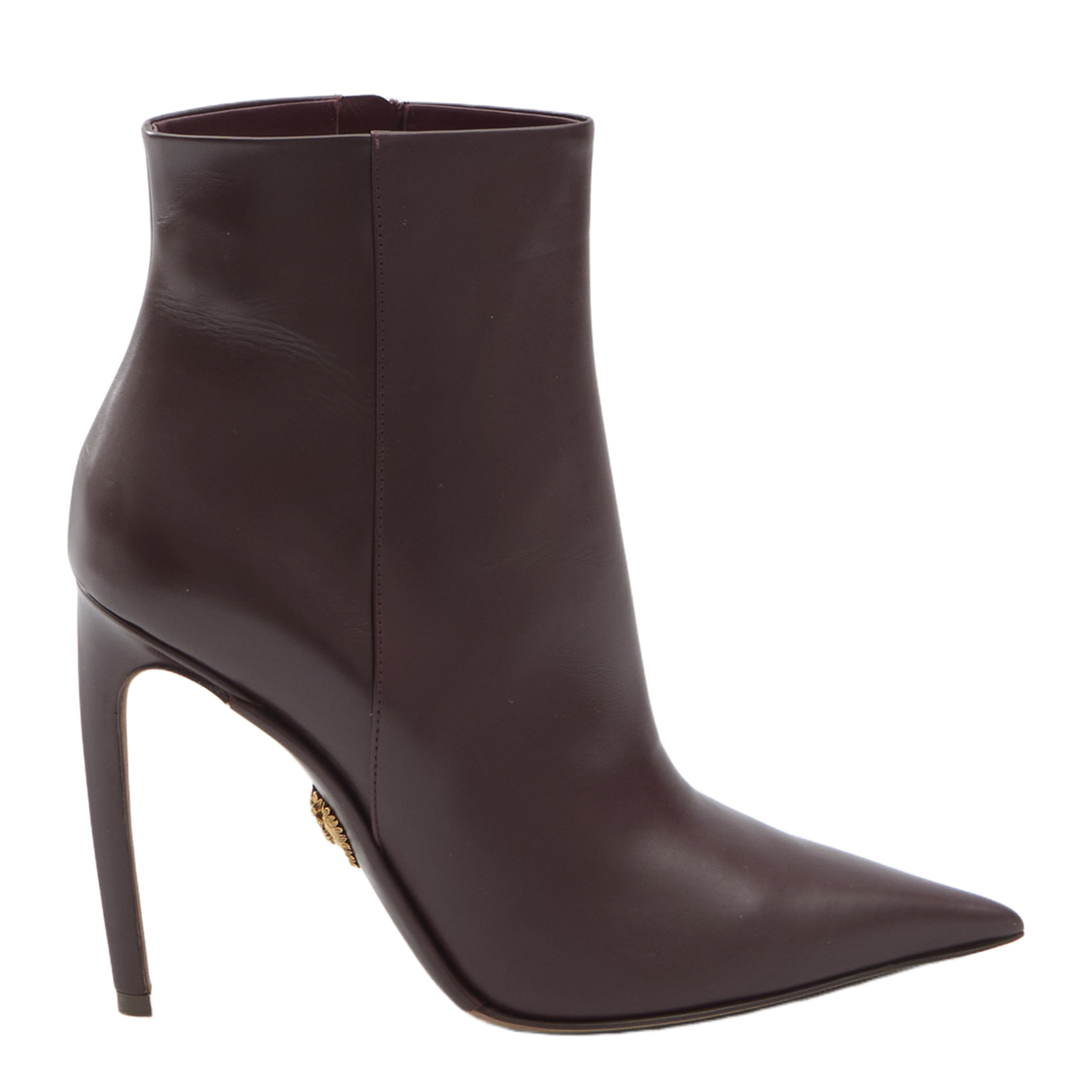 Devotion Calfskin Ankle Boots in Bordeaux - Image 1