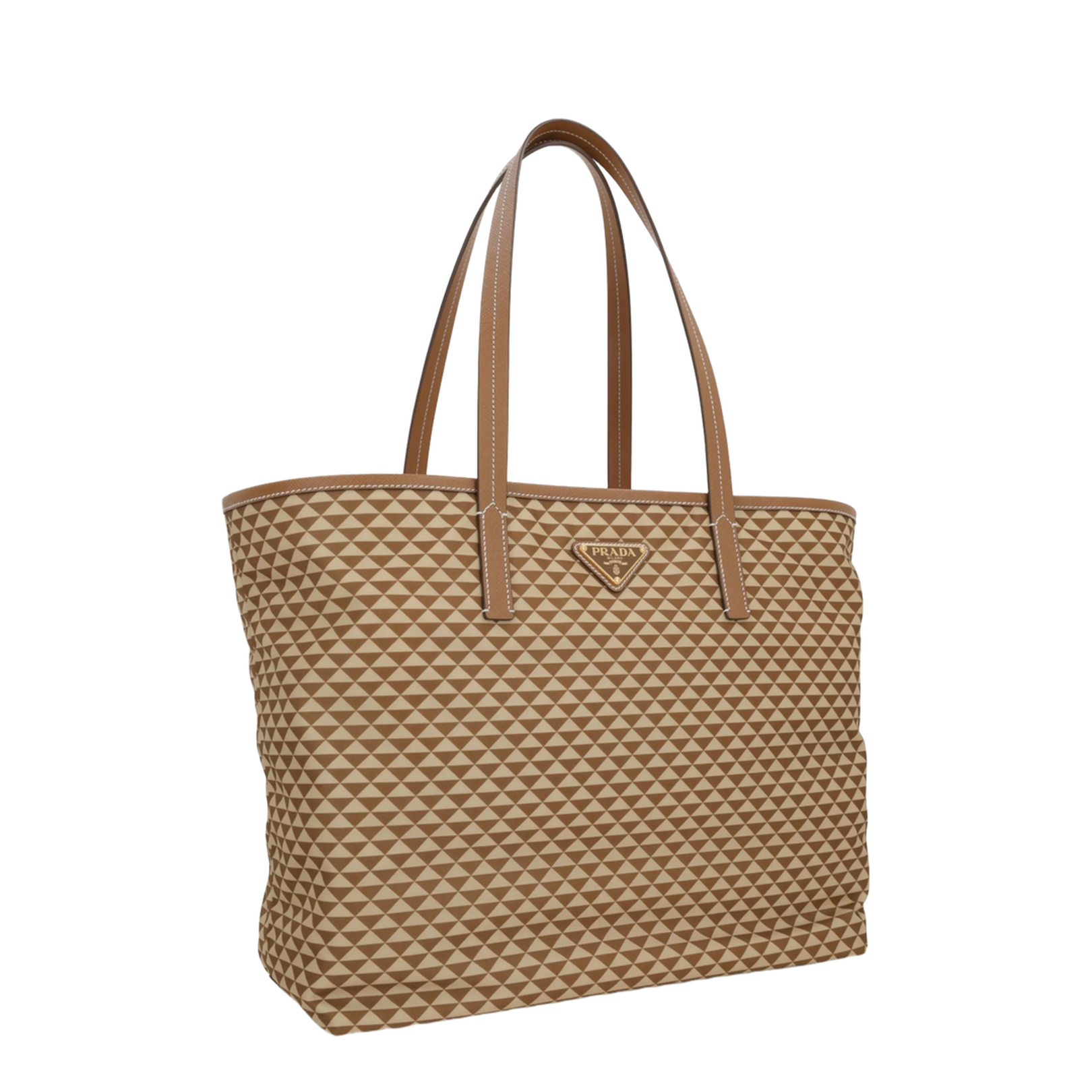 Symbole Re-Nylon Tote Bag - Caramel - Image 3
