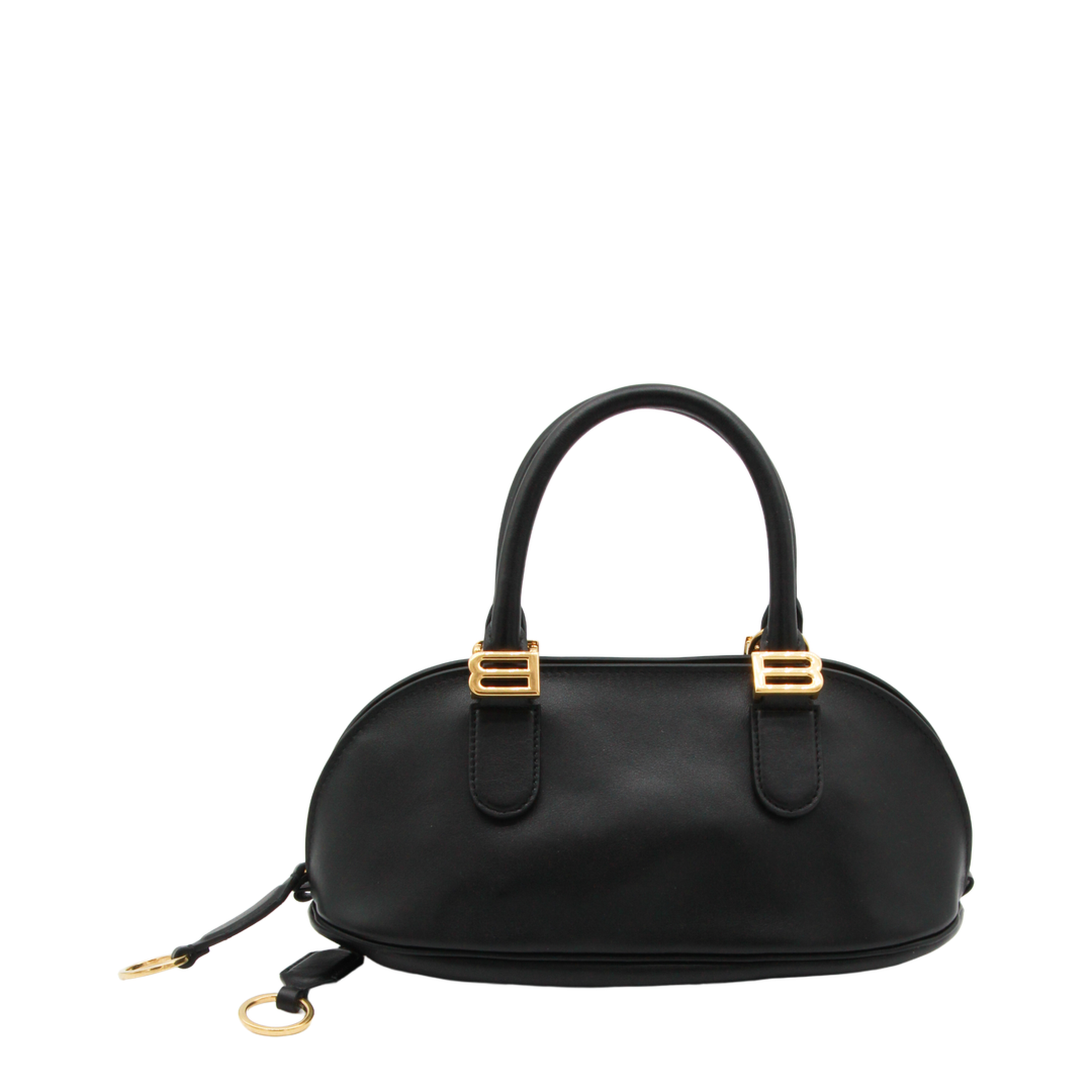 Bolero Mini Smooth Calfskin Bowling Bag - Noir - Image 1