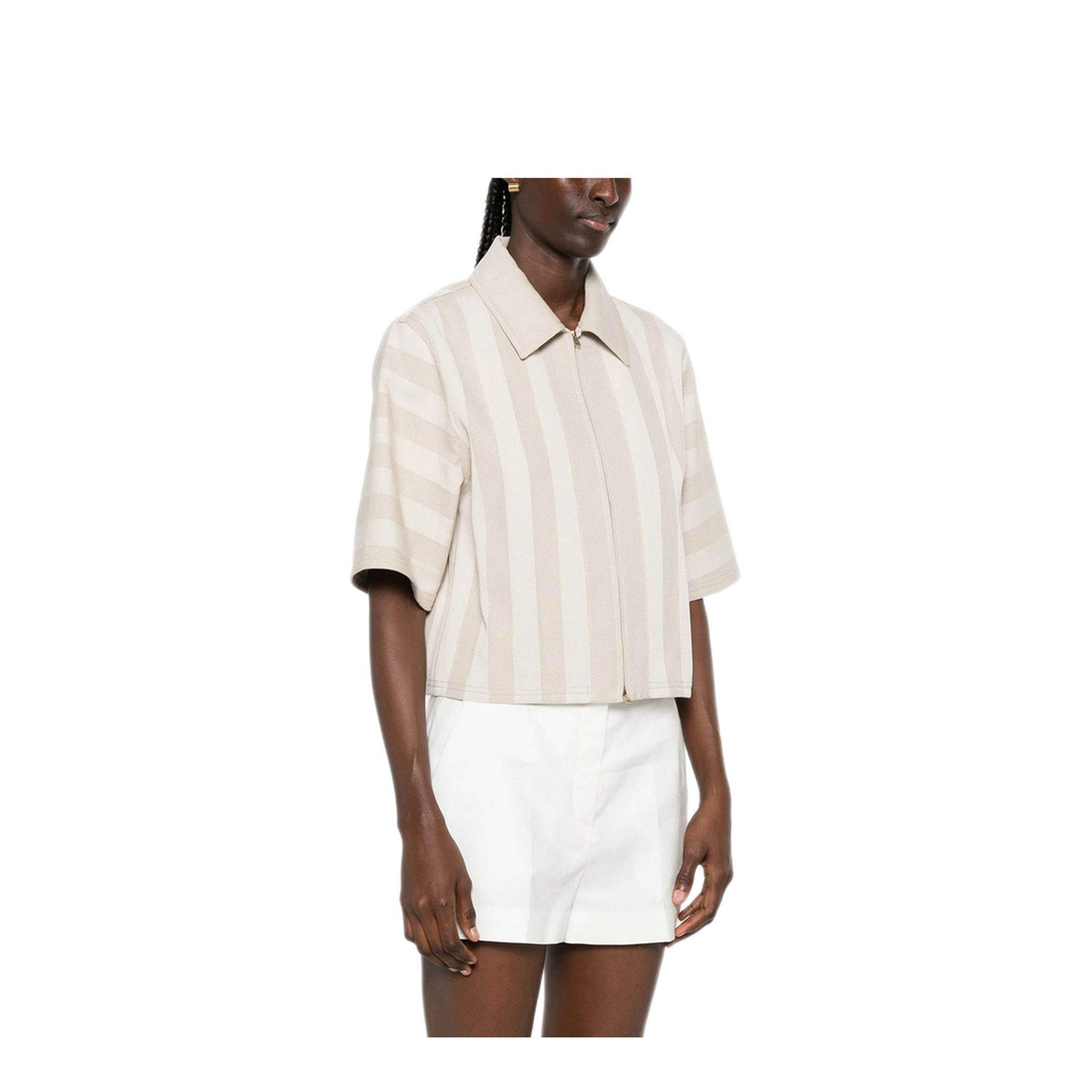 Pequin Drill Cropped Jacket - Image 3