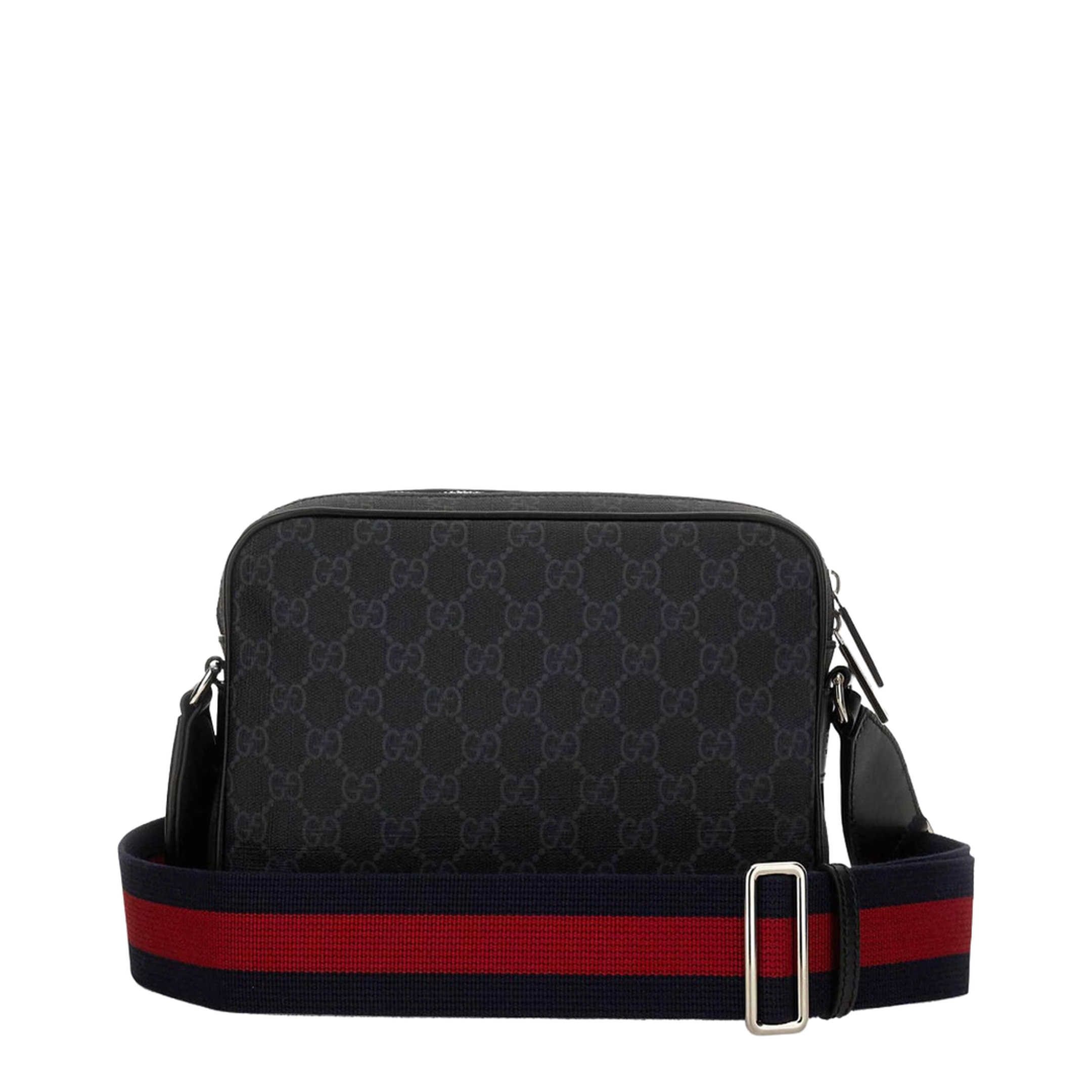 GG Black Small Leather Crossbody Bags - Black - Image 4