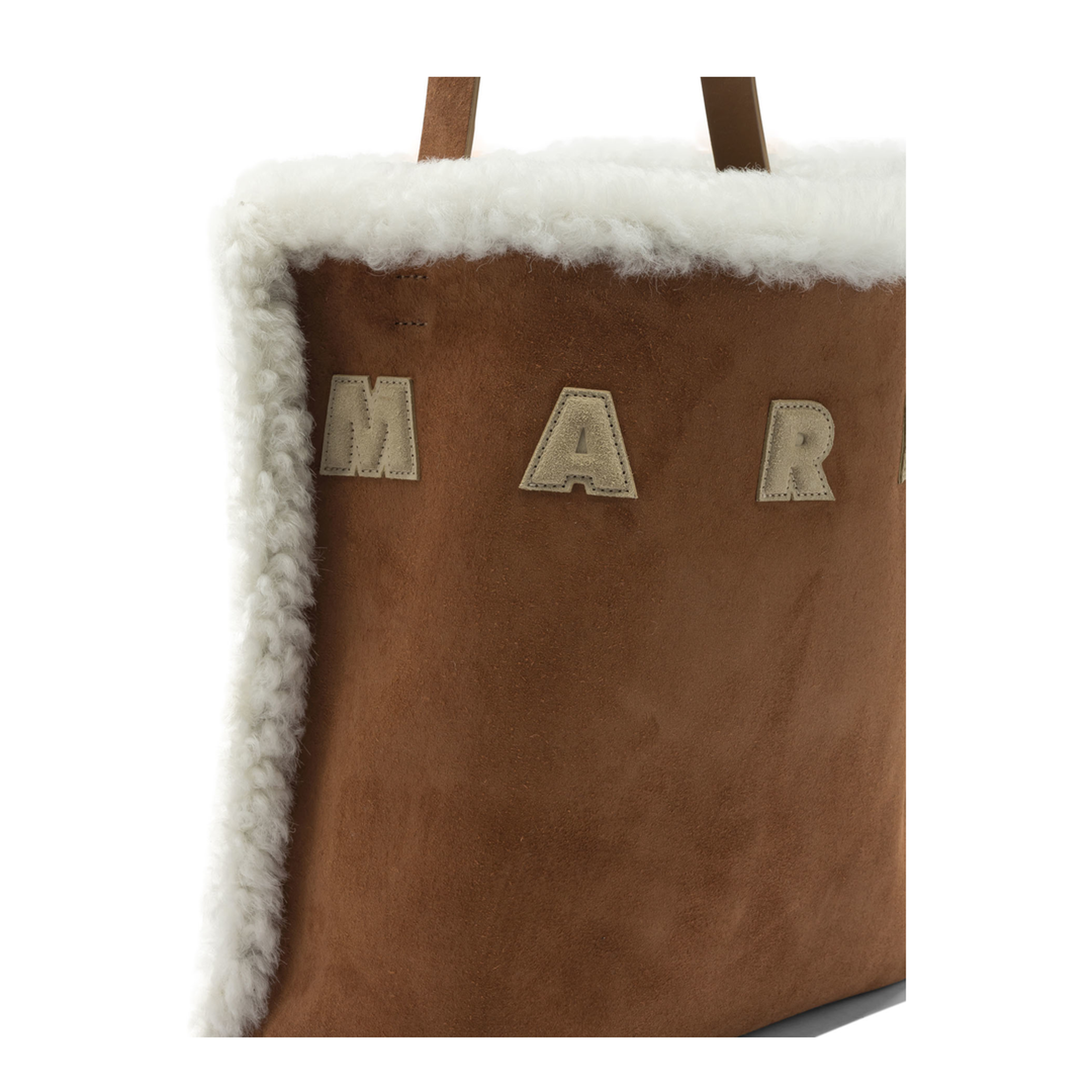 Museo Suede Tote - Brown - Image 4