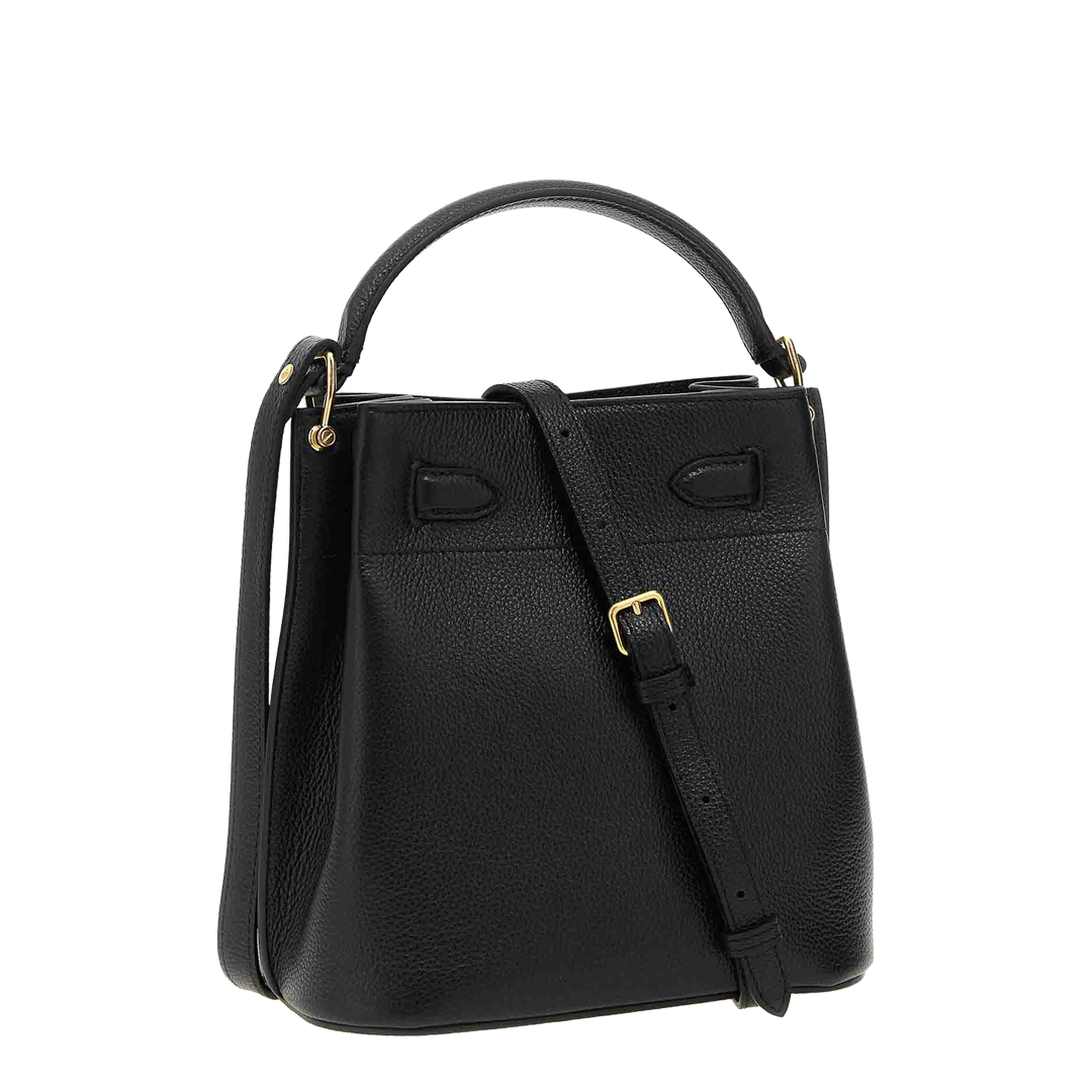 Islington Bucket Bag Small Classic Grain - Black - Image 5