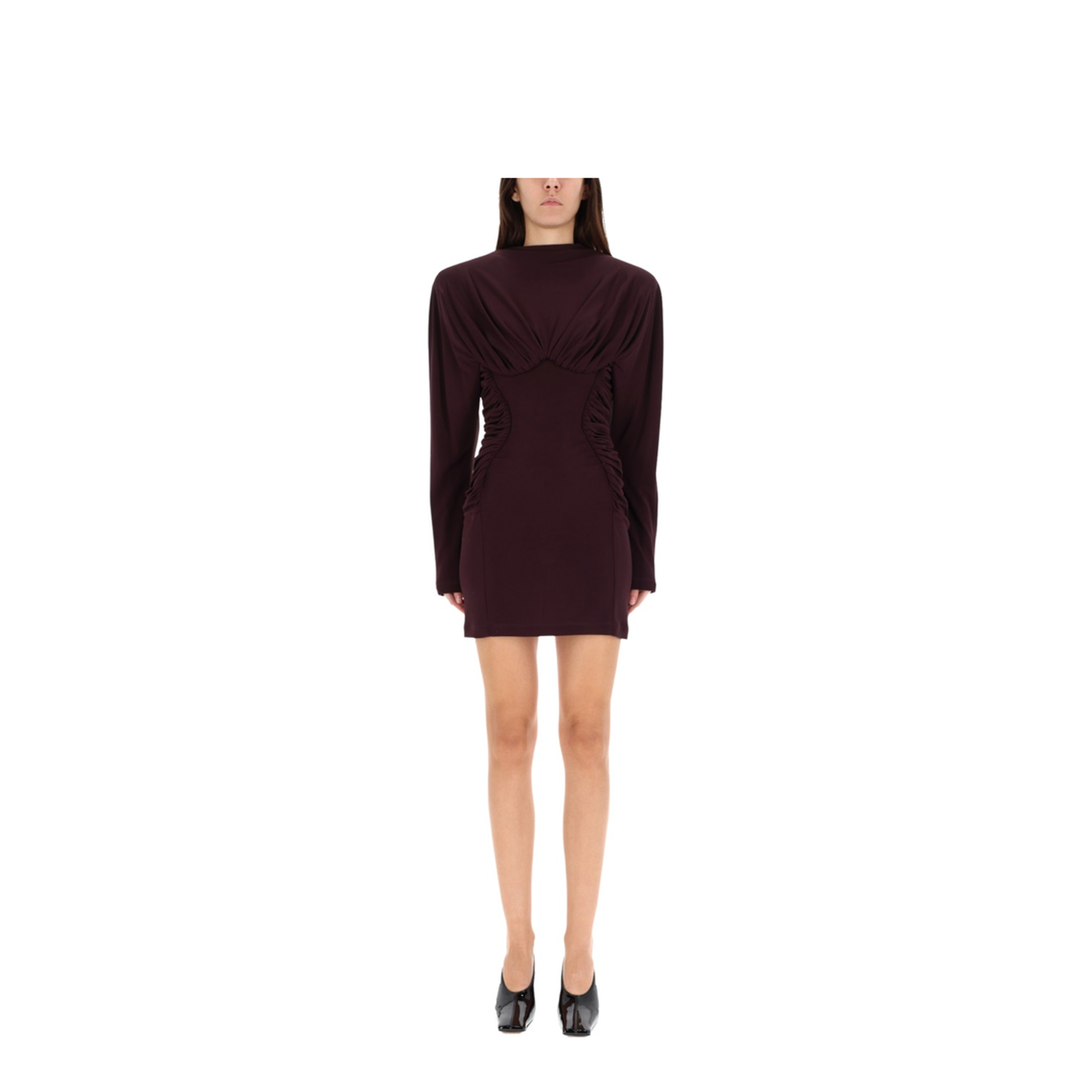 Pleated Mini Dress - Image 1