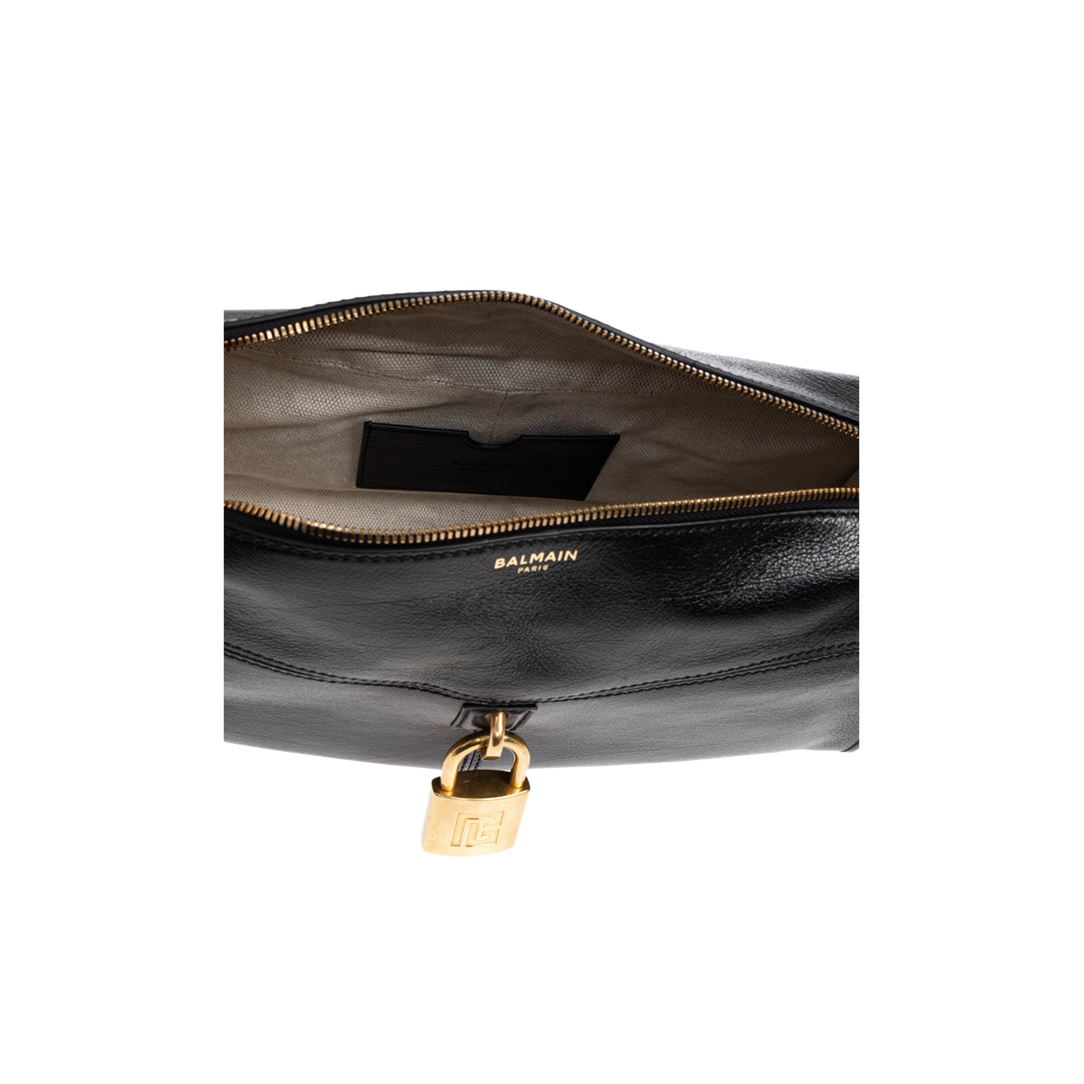 Pulse Leather Shoulder Bag Black - Image 5