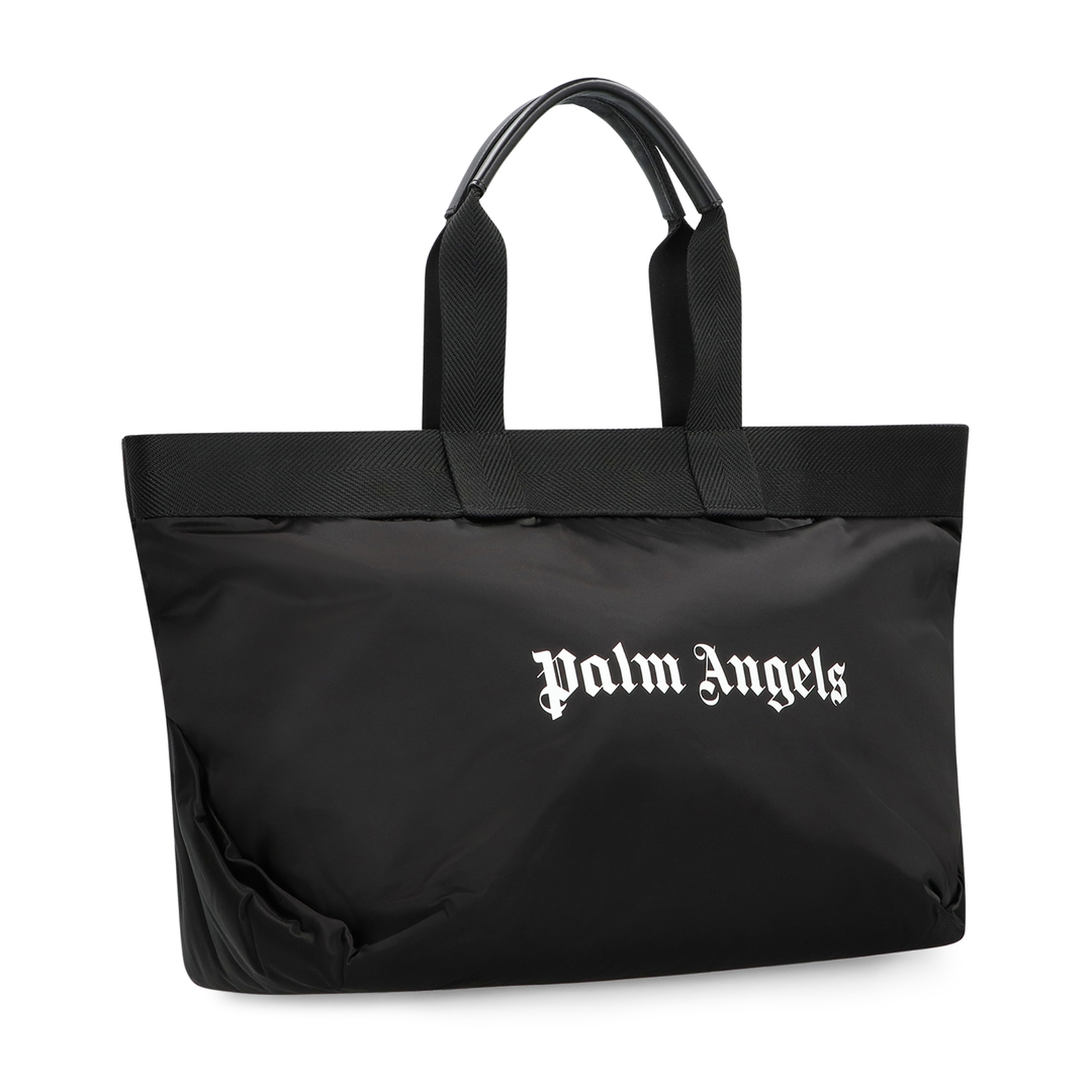 Nylon Classic Logo Large Tote Bag Black - Image 3