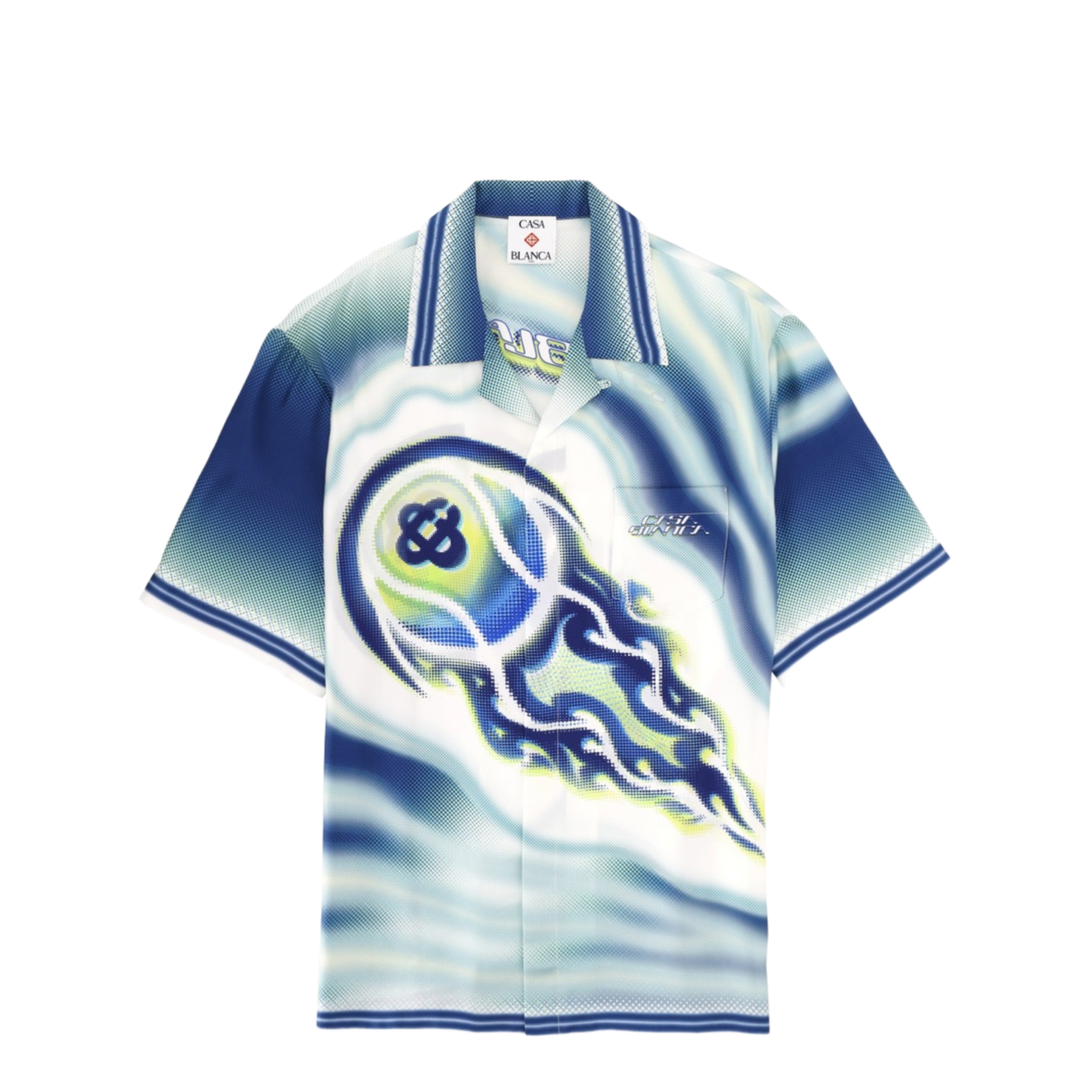 Flaming Tennis Ball Shirt - Image 1