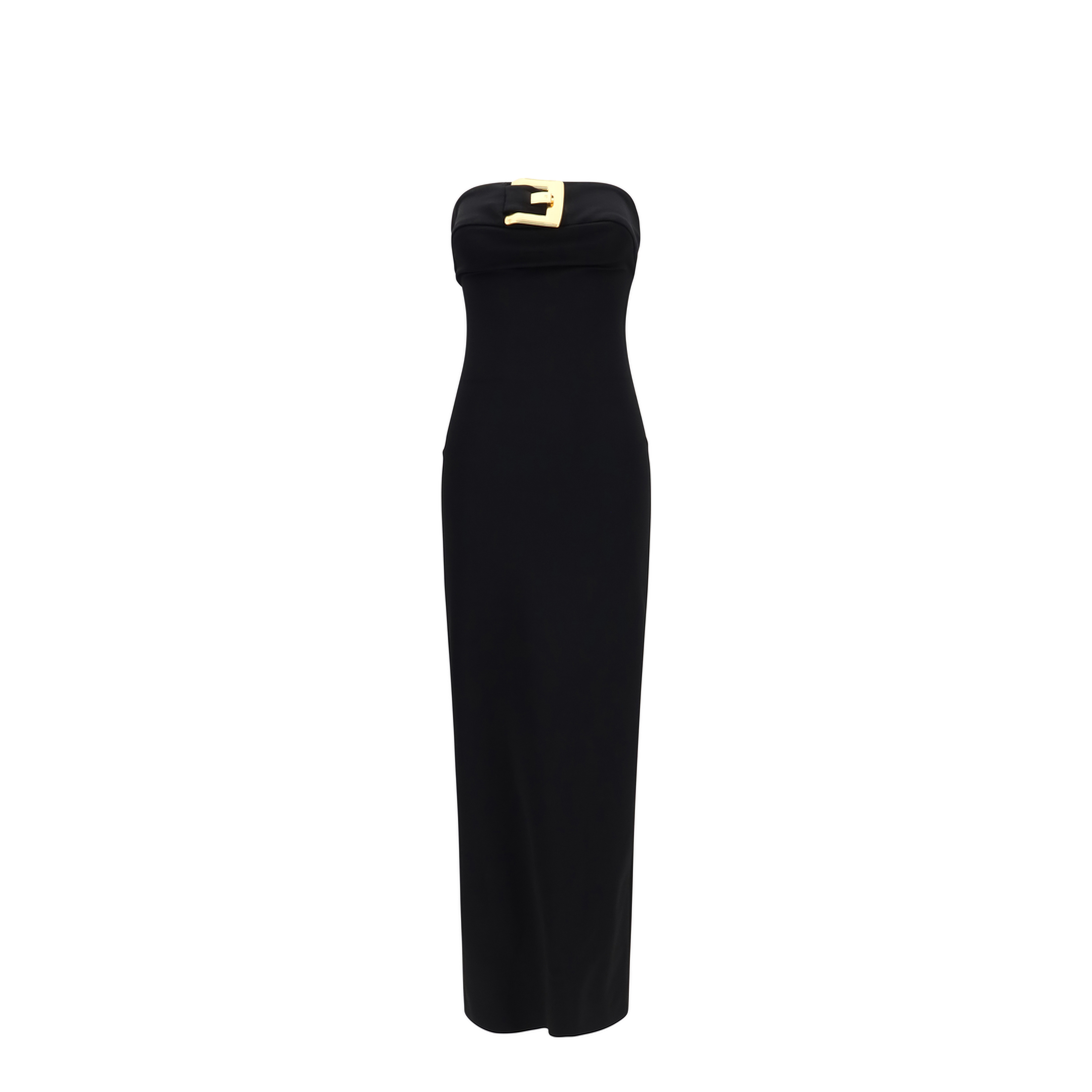 Long Stretch Viscose Dress - Image 1