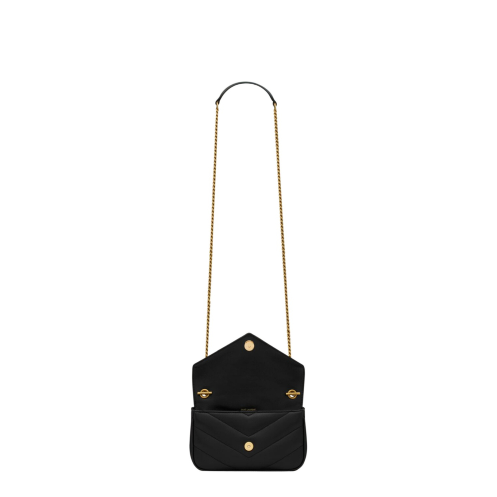 Loulou Mini Chain Bag in Black - Image 5