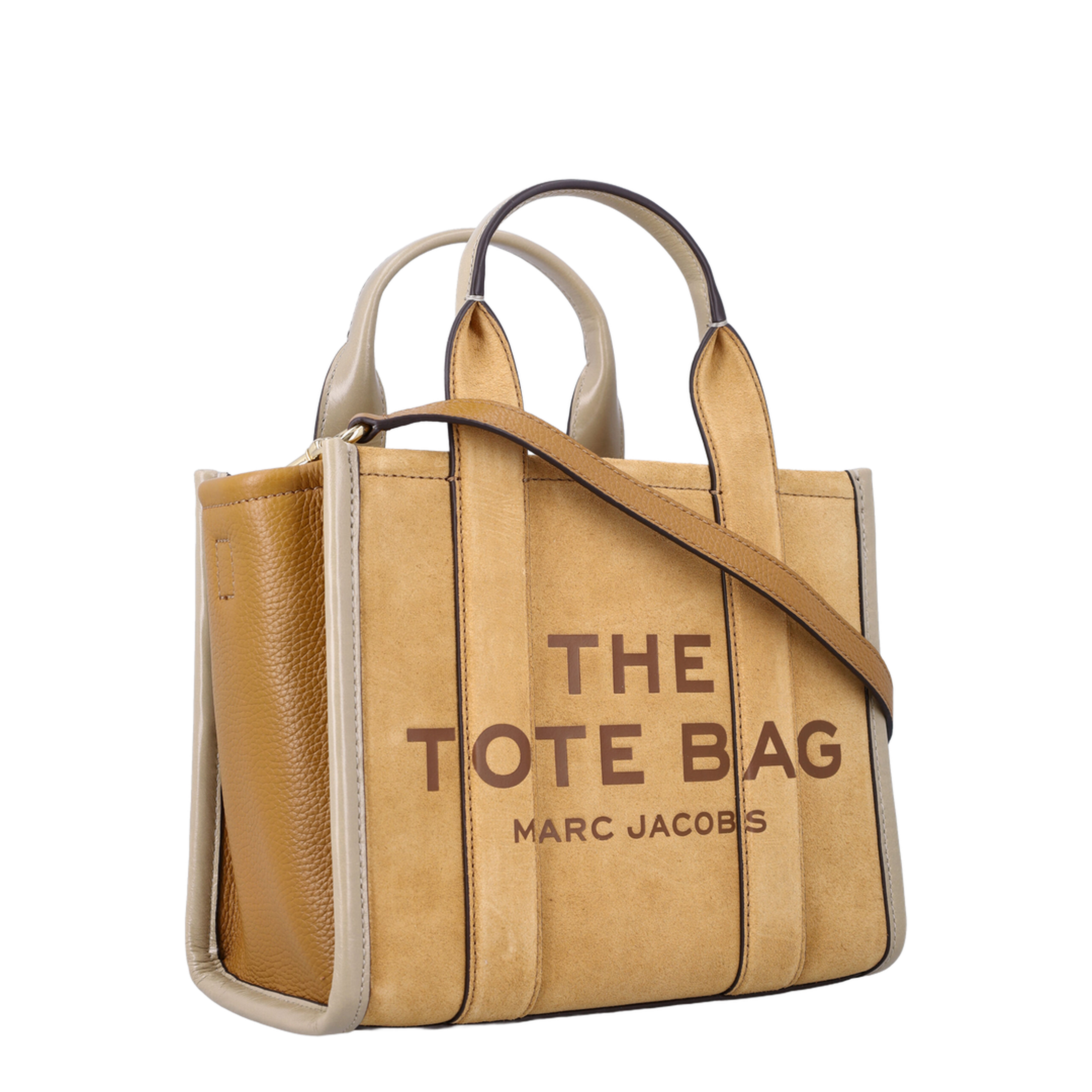 The Tote Bag Small Suede Tote - Sahara - Image 2