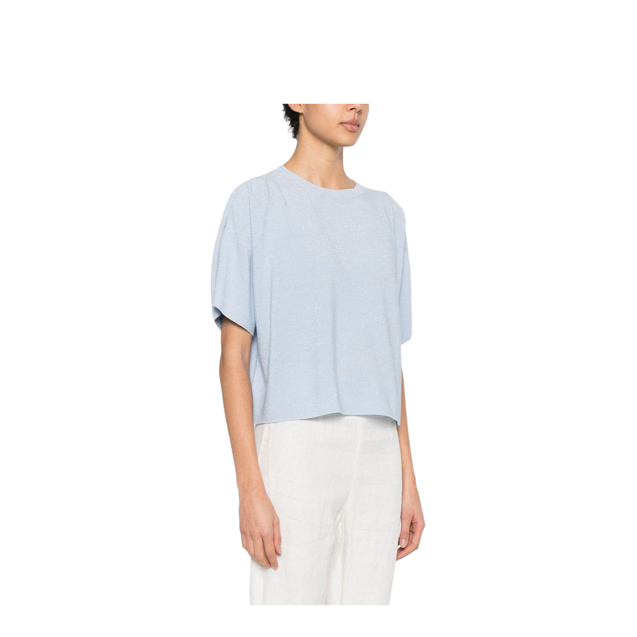 T-Shirts And Polos Clear Blue - Image 3