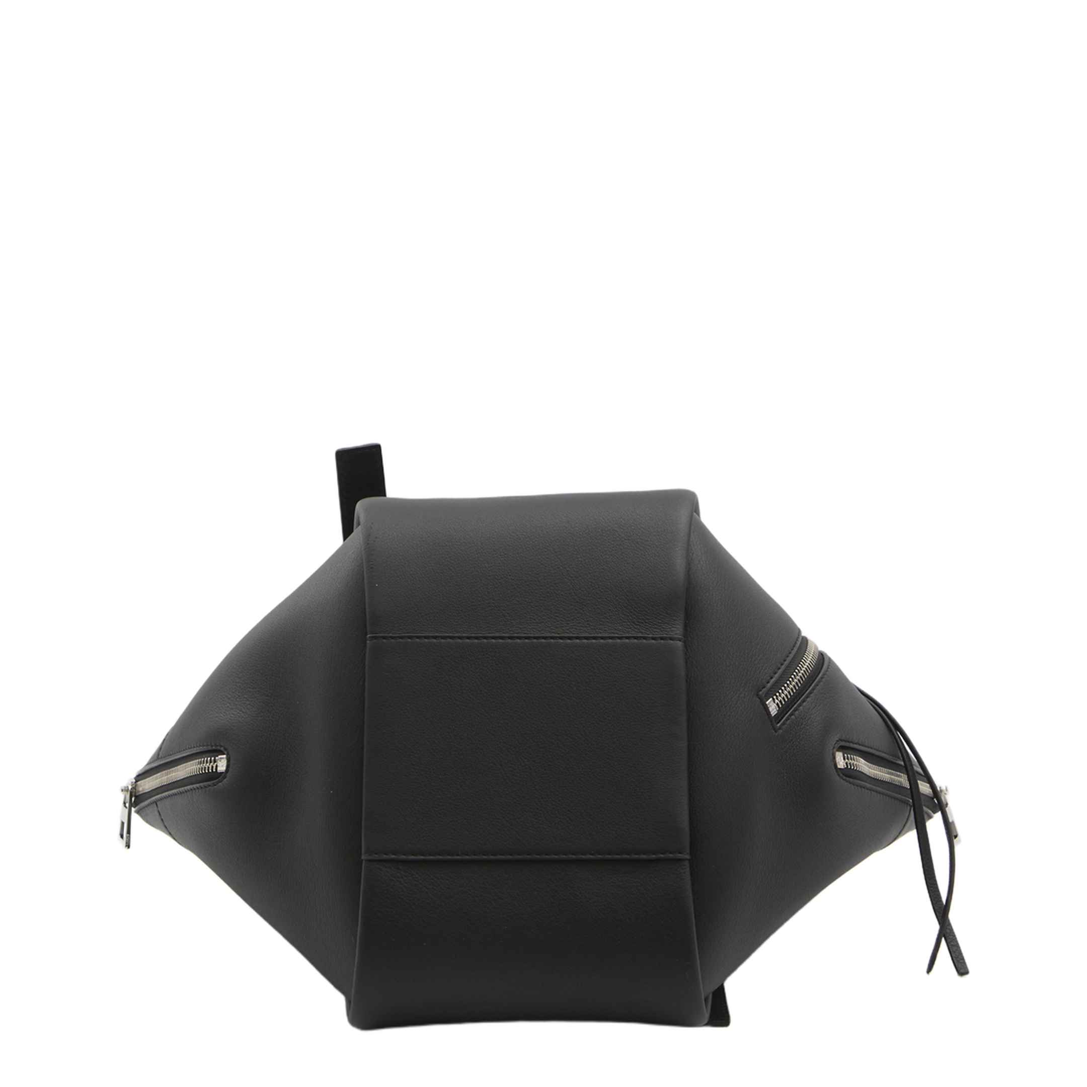 Hammock Flip Calfskin Tote - Black - Image 3