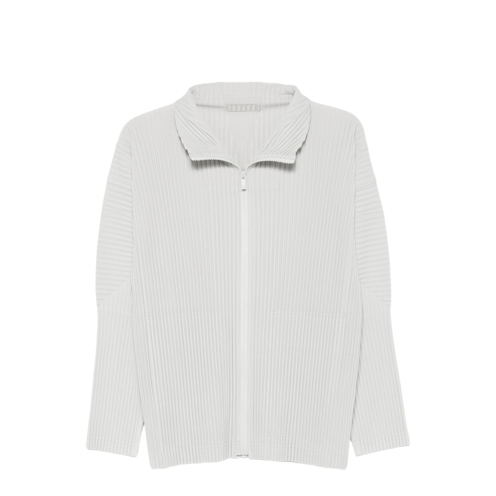 Pleated Texture Zip Fastening Jacket - Image 1