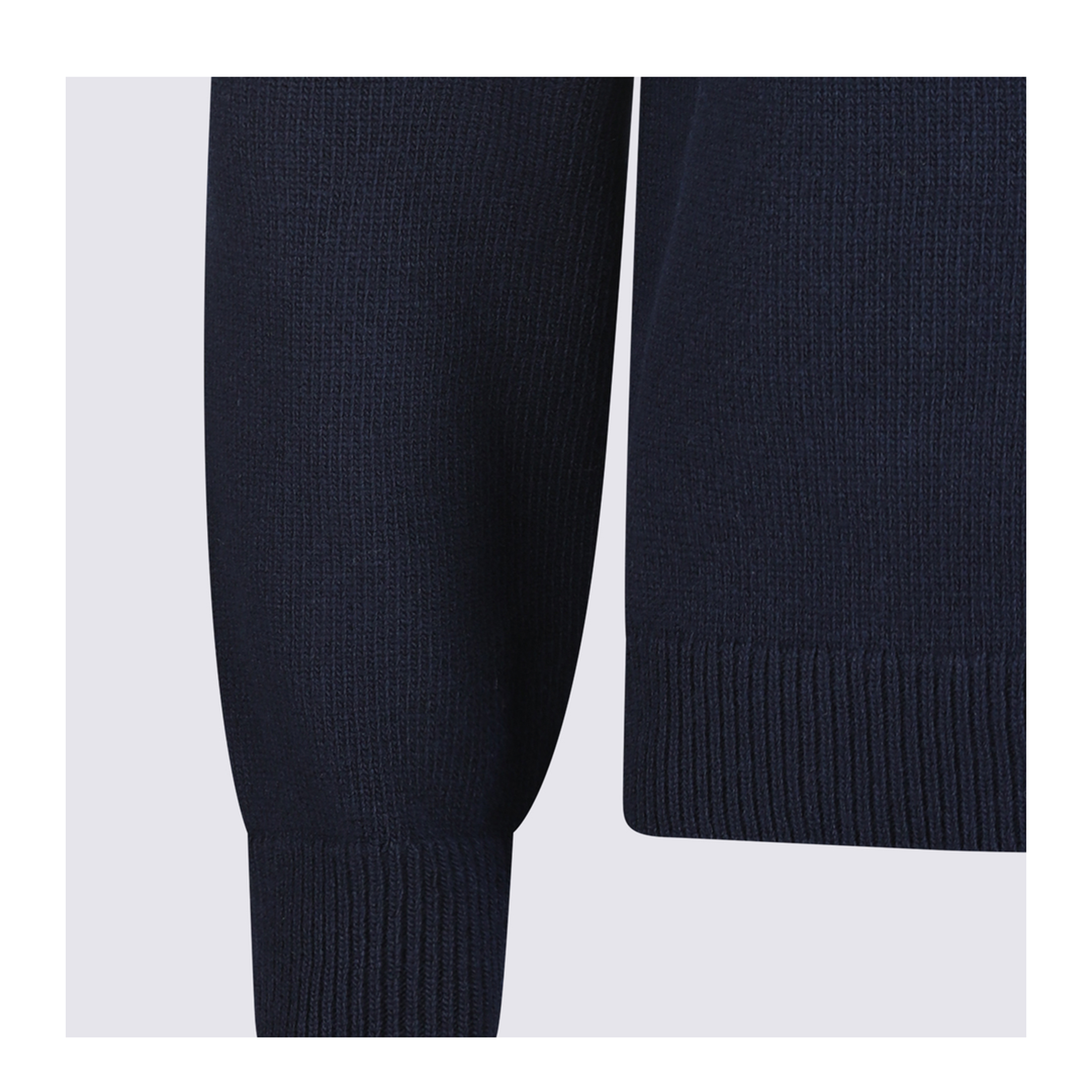 Midnight Blue Wool Sweater - Image 7