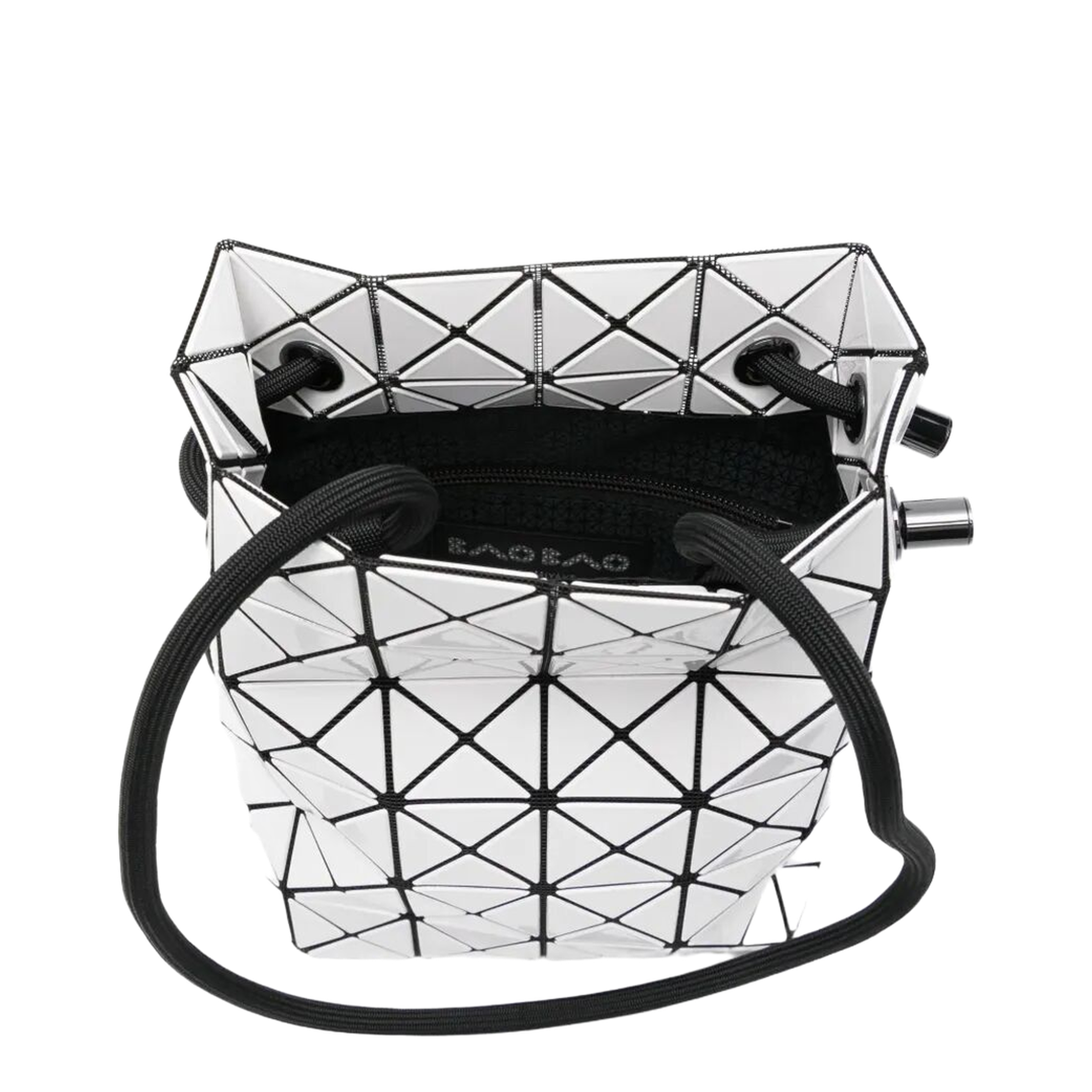 Geometric Wring Shoulder Bag - White - Image 3