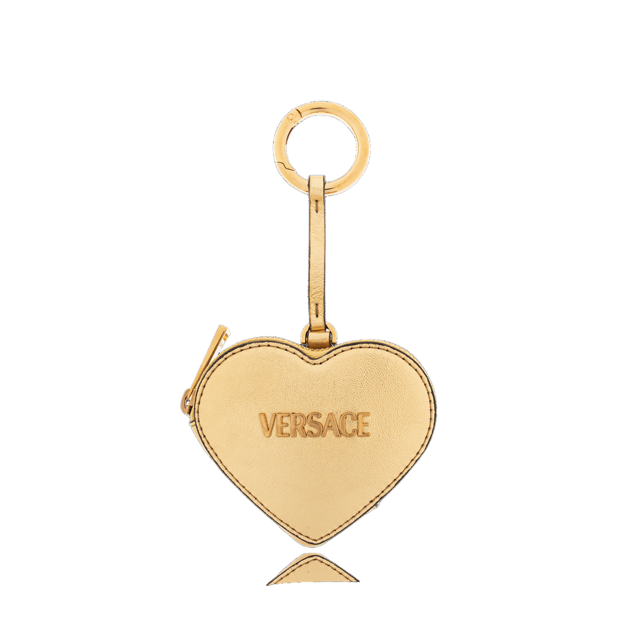 Zipped Keychain Pouch - Gold - Image 1