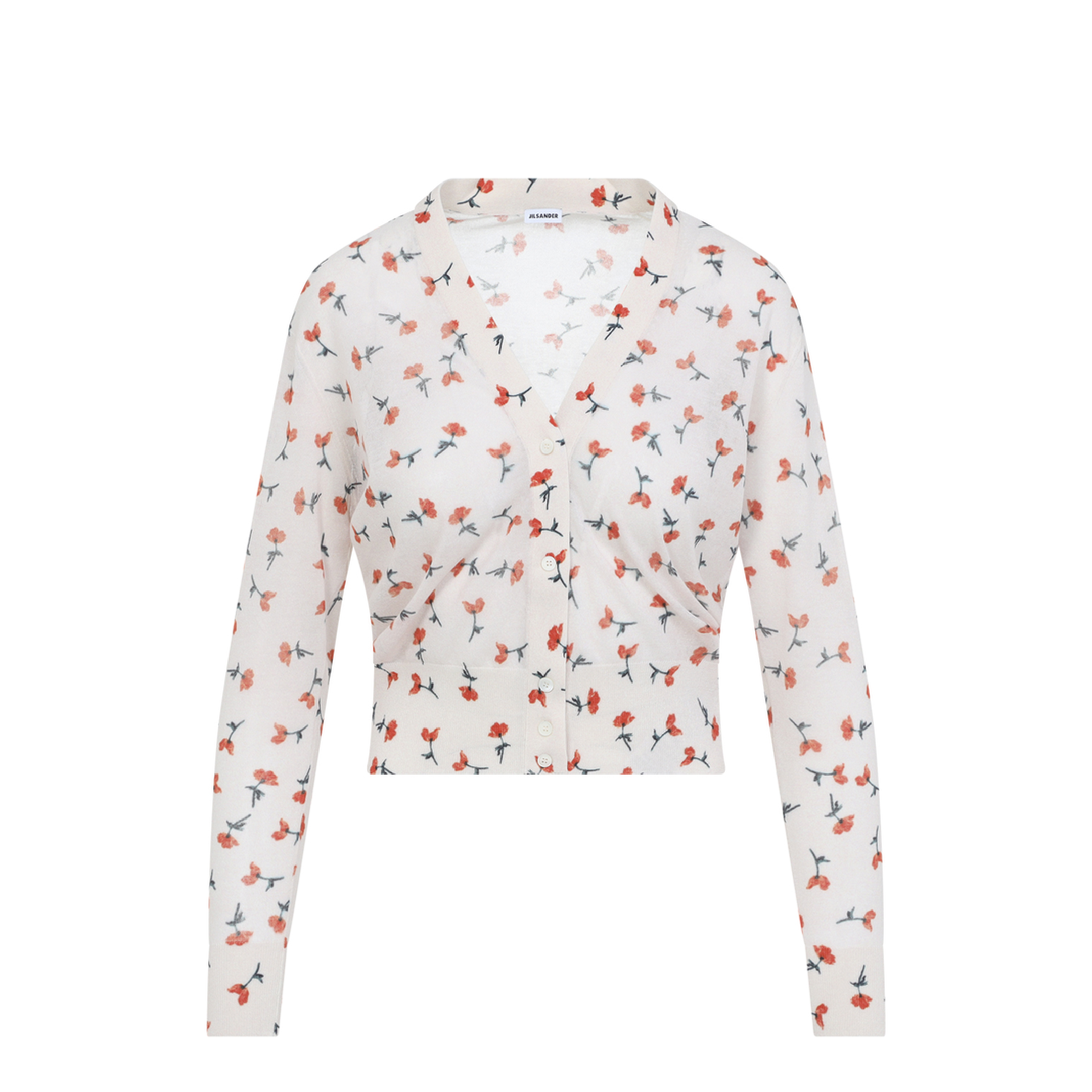 V-Neck Cotton Cardigan - Image 2