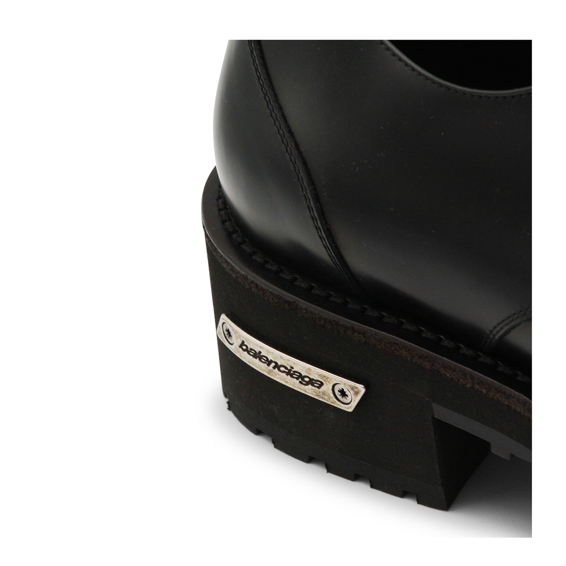 Denom Derby Shoes in Calfskin Leather - Image 7