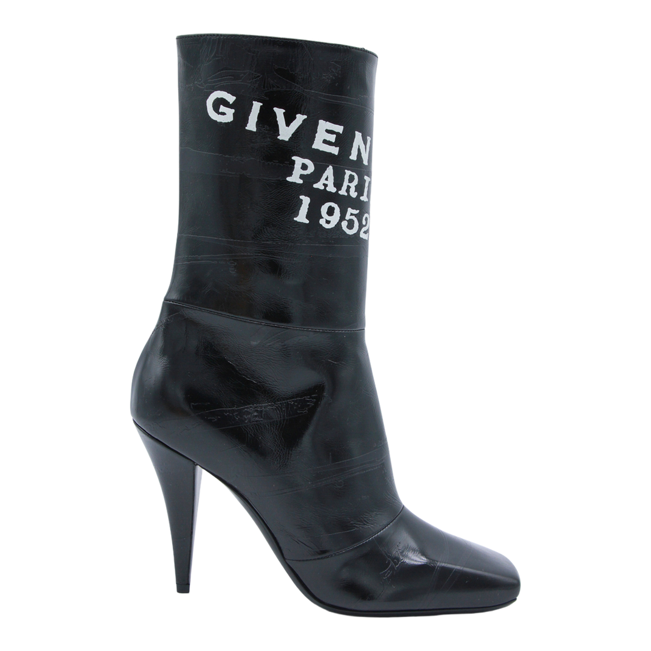 Leather Boots In Black - Image 2