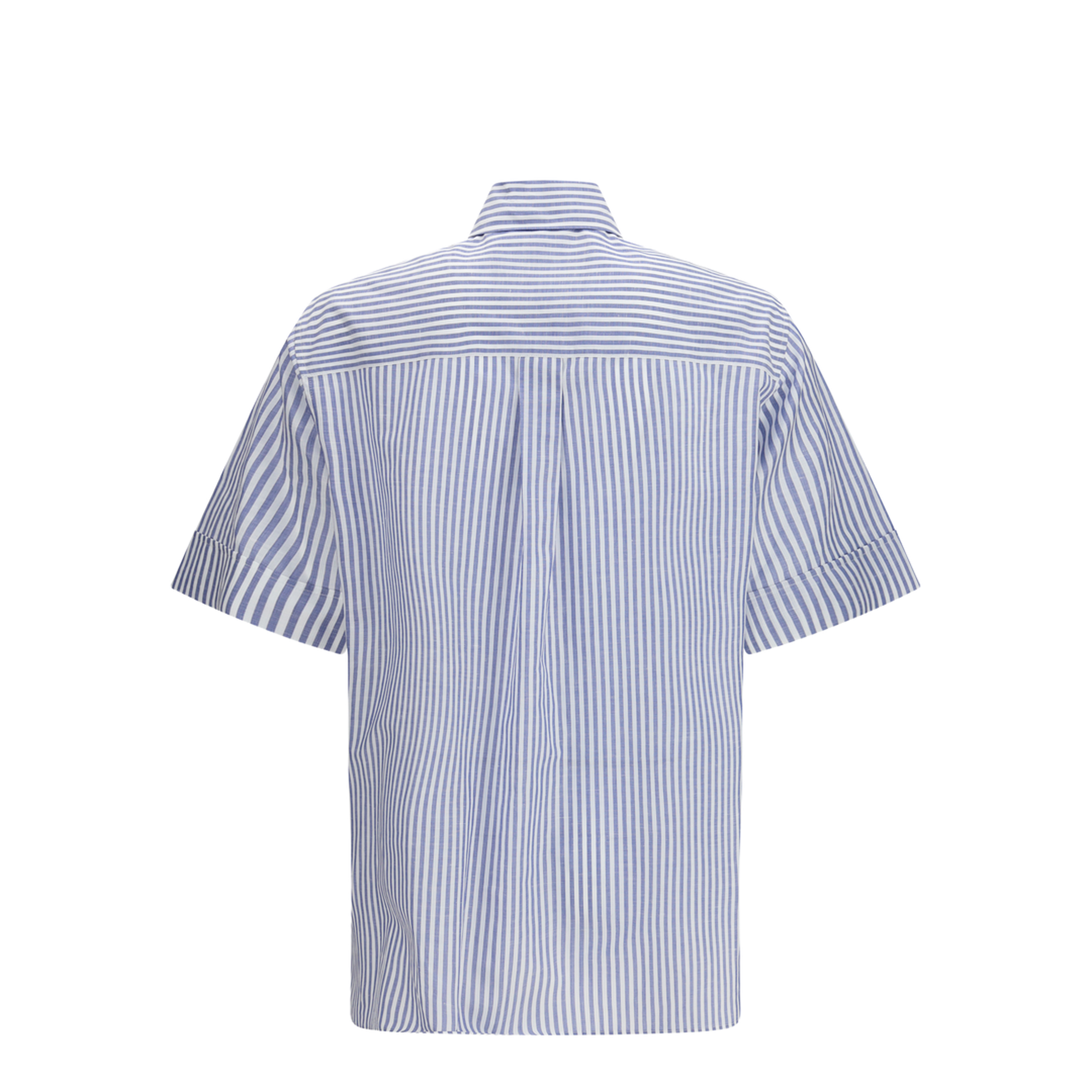 Short-sleeve Shirt with Logo Buttons - Image 2