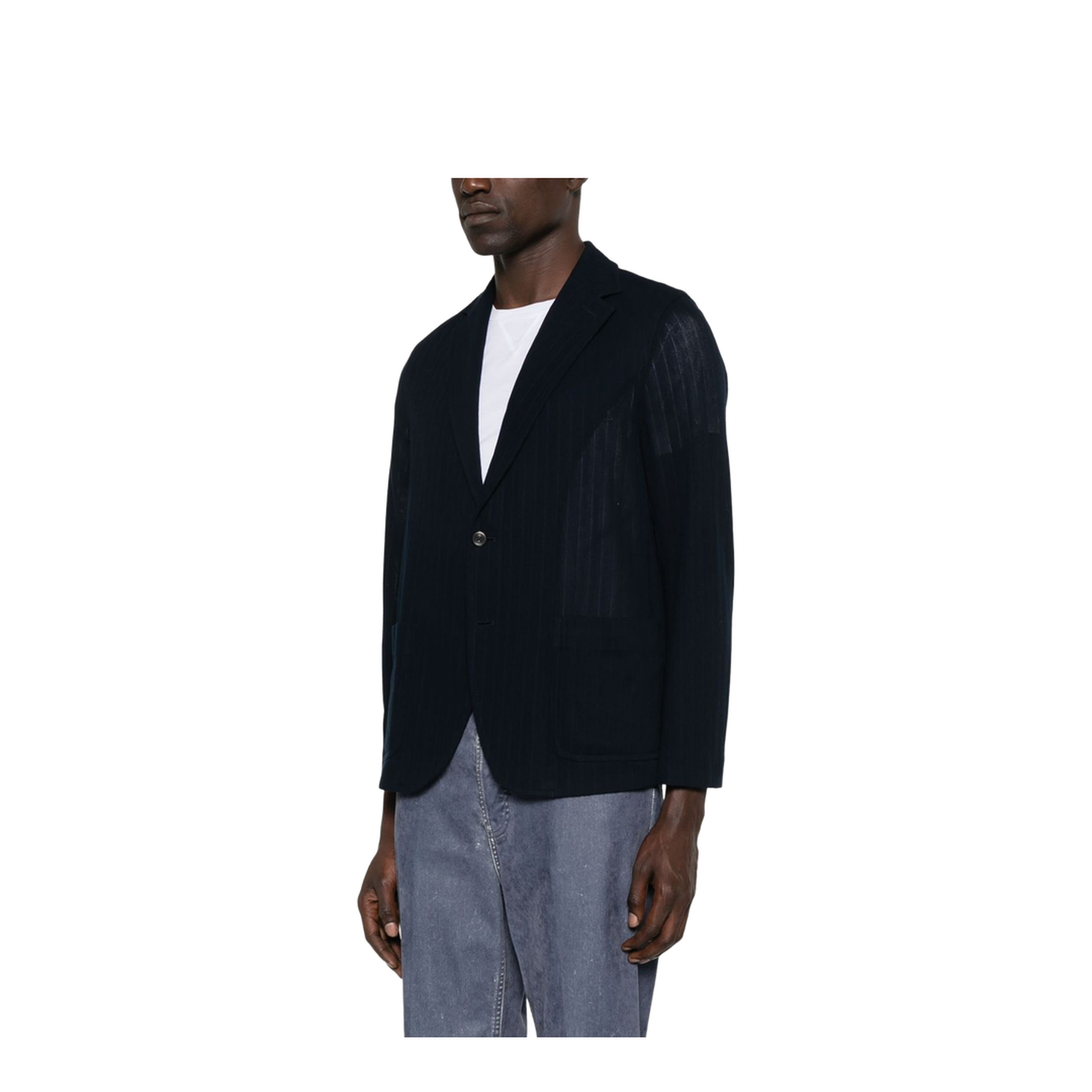 Cotton Single-Breasted Jacket - Image 2