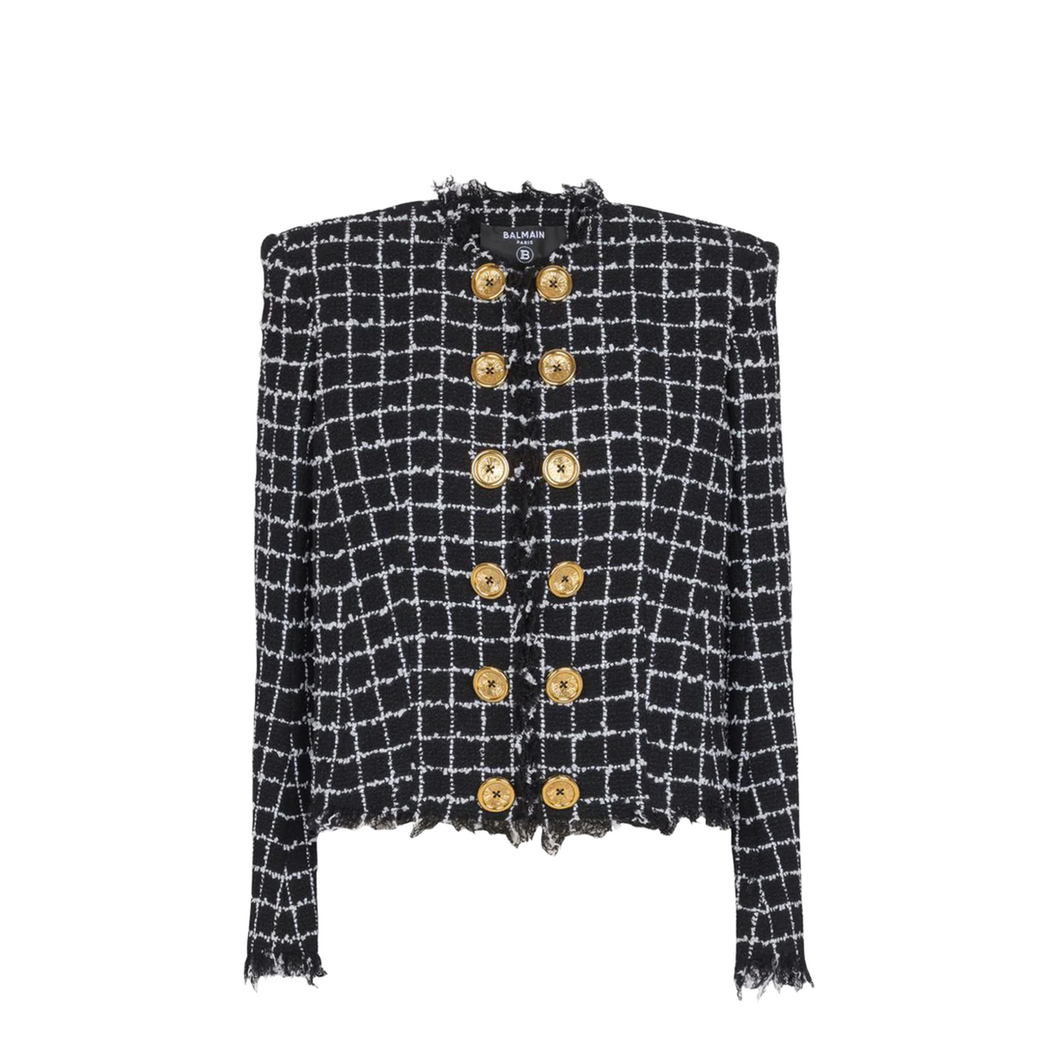 Women's Jacket Grid Pattern - Image 1