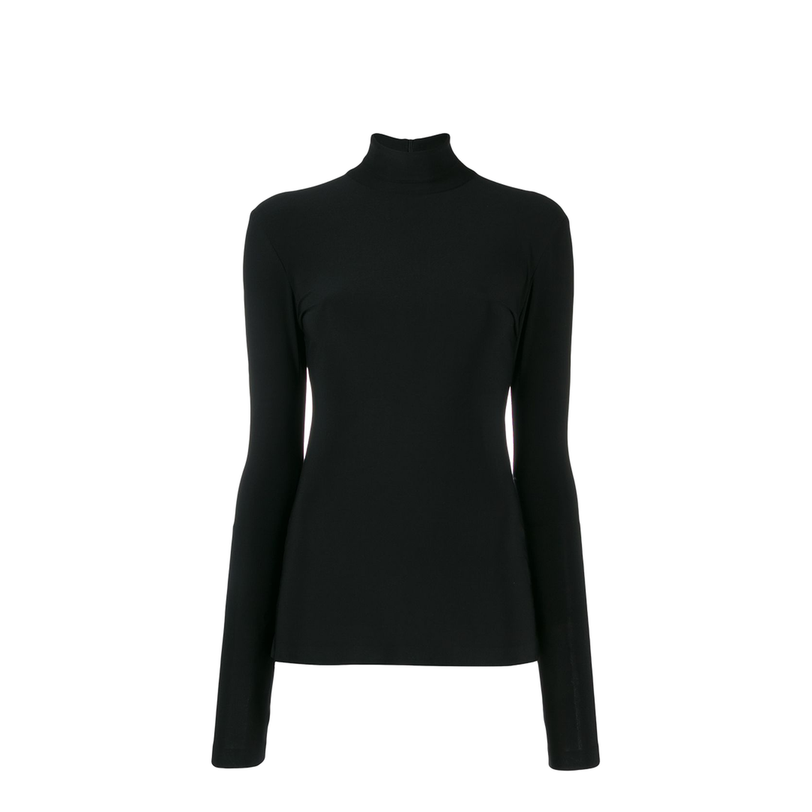 Slim Fit Long Sleeve Turtle Top - Image 1