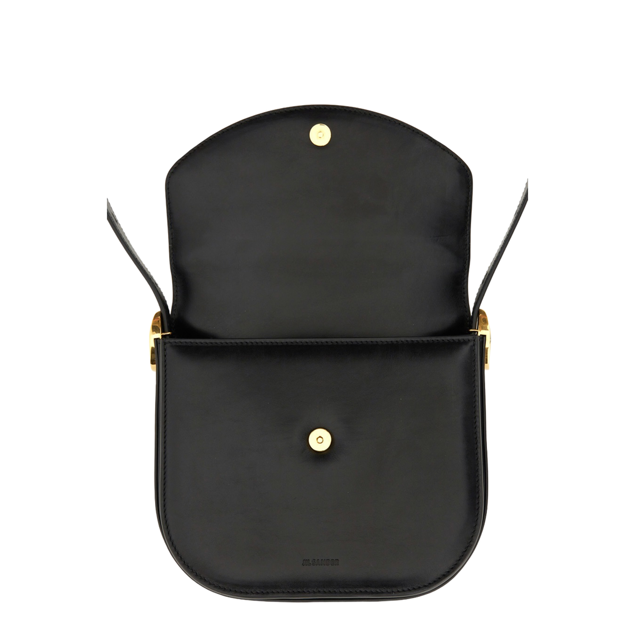 Medium Calf Leather Crossbody - Black - Image 3