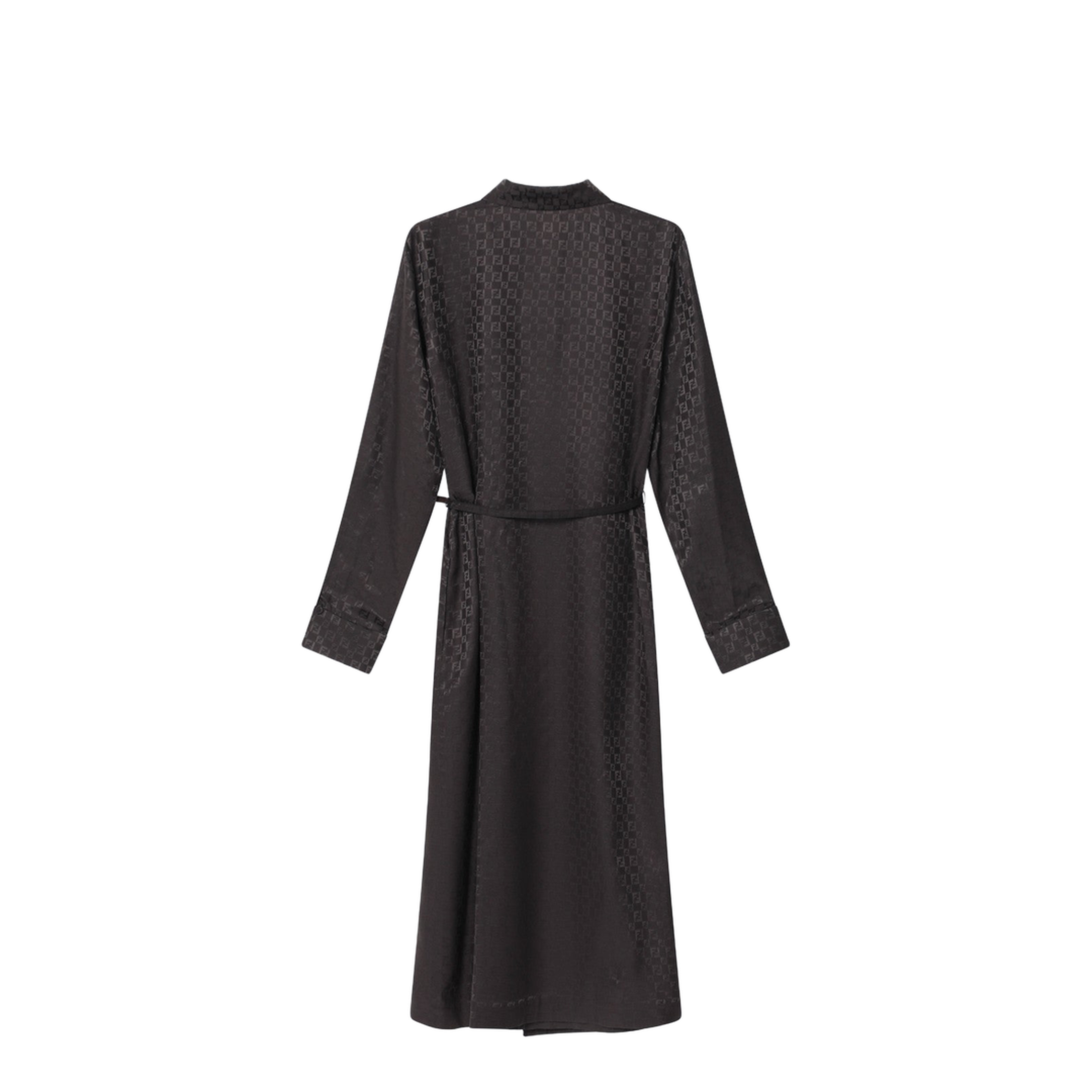 Silk Brown Dress - Image 2